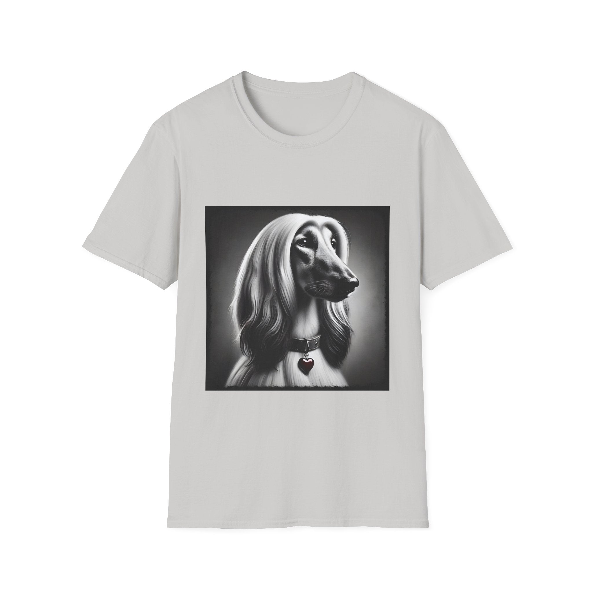 Afghan Hound Heart Charm | Unisex Dog T-Shirt
