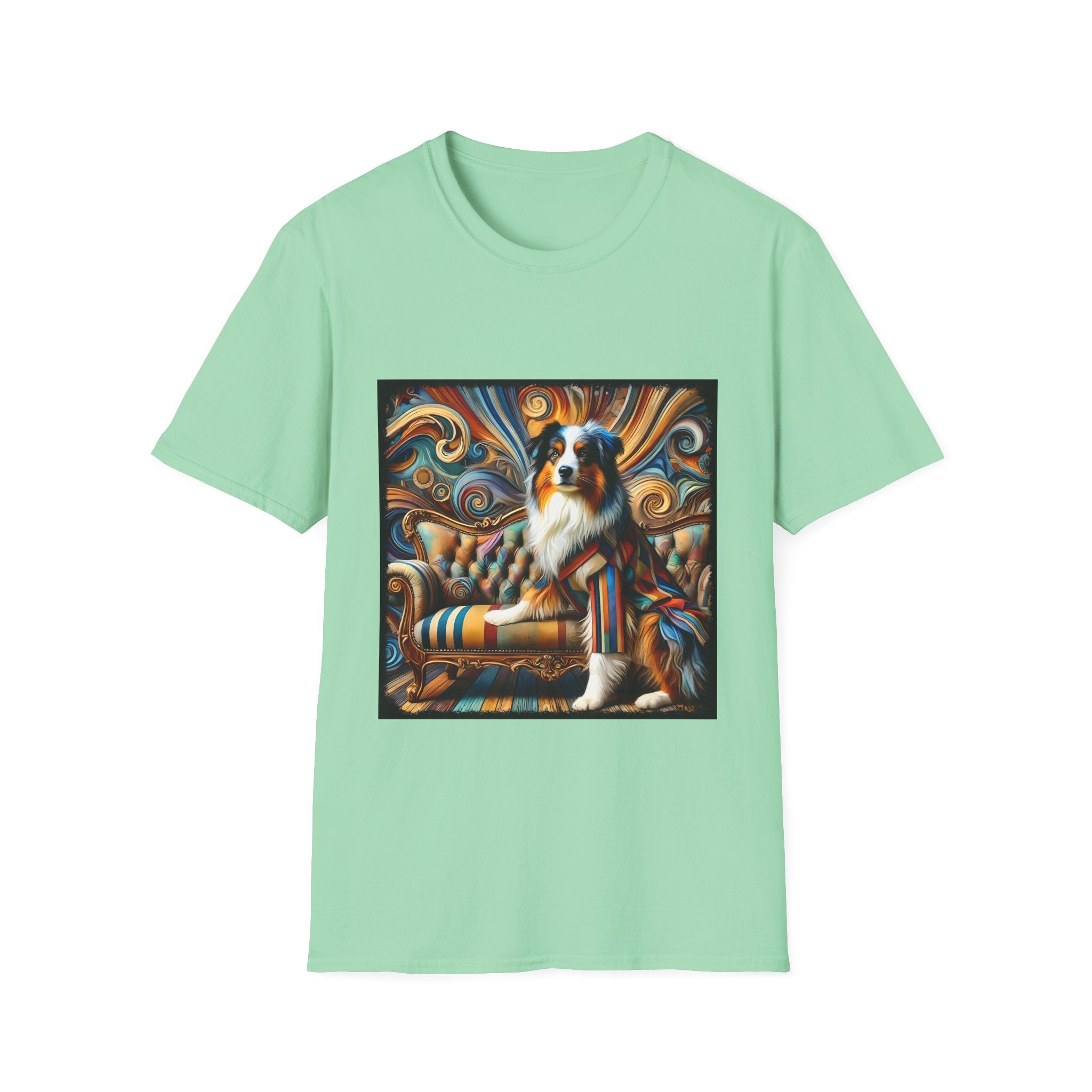 Australian Shepherd Warm Swirl | Unisex Dog T-Shirt