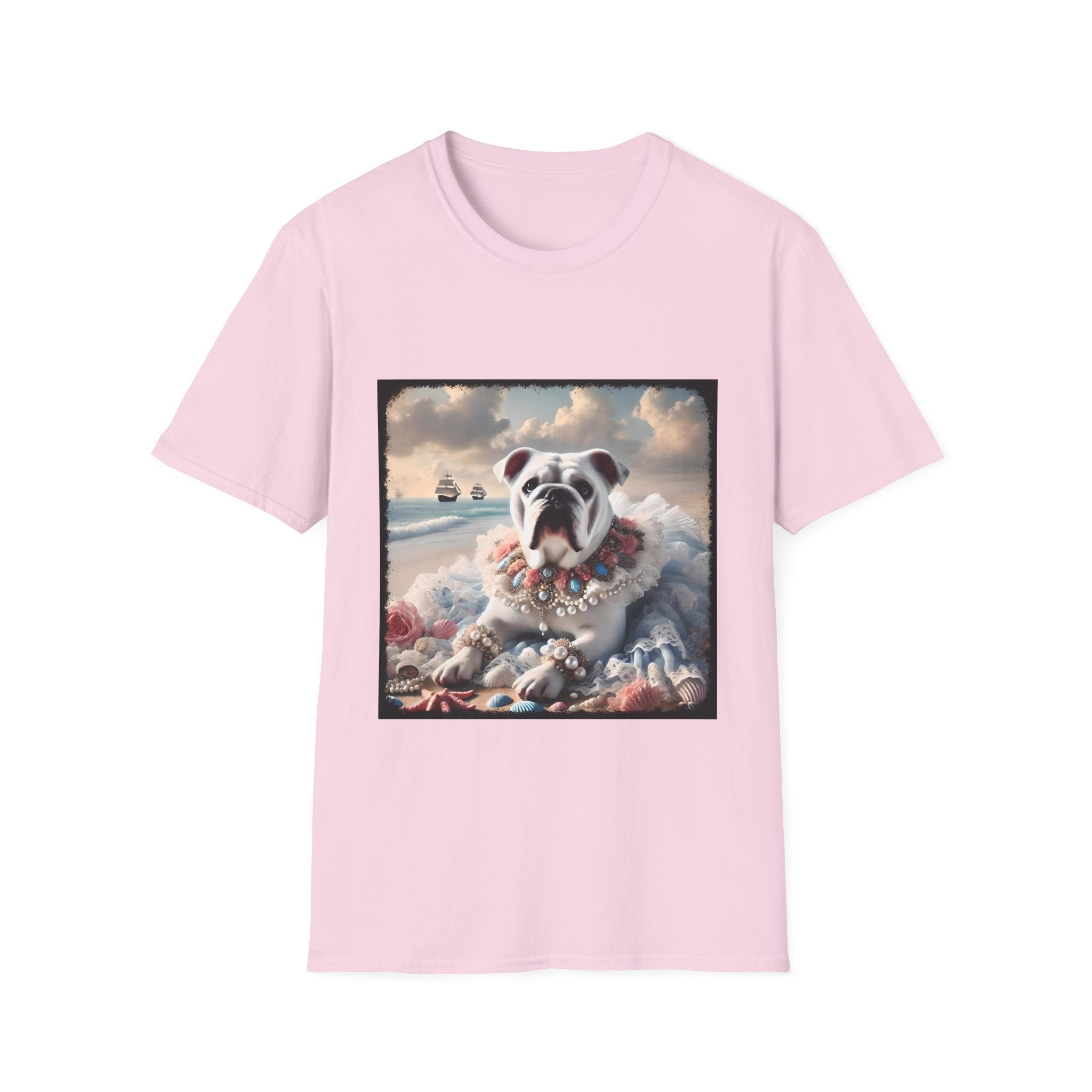 Bulldog Beach Dream | Unisex Dog T-Shirt