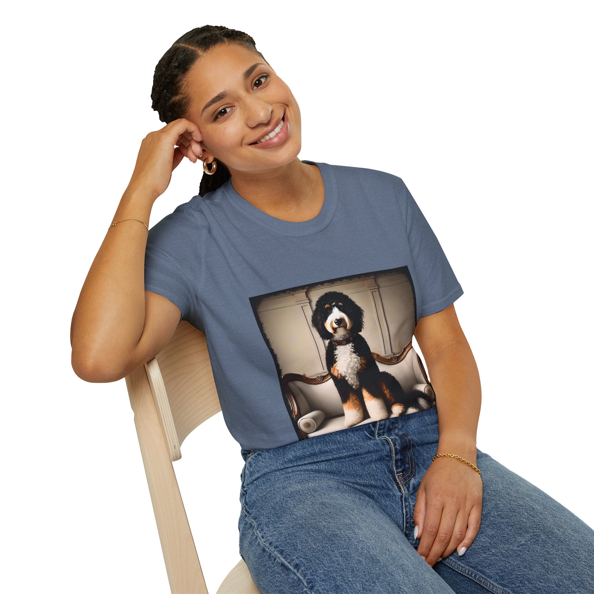 Bernedoodle Poised Posh | Unisex Dog T-Shirt