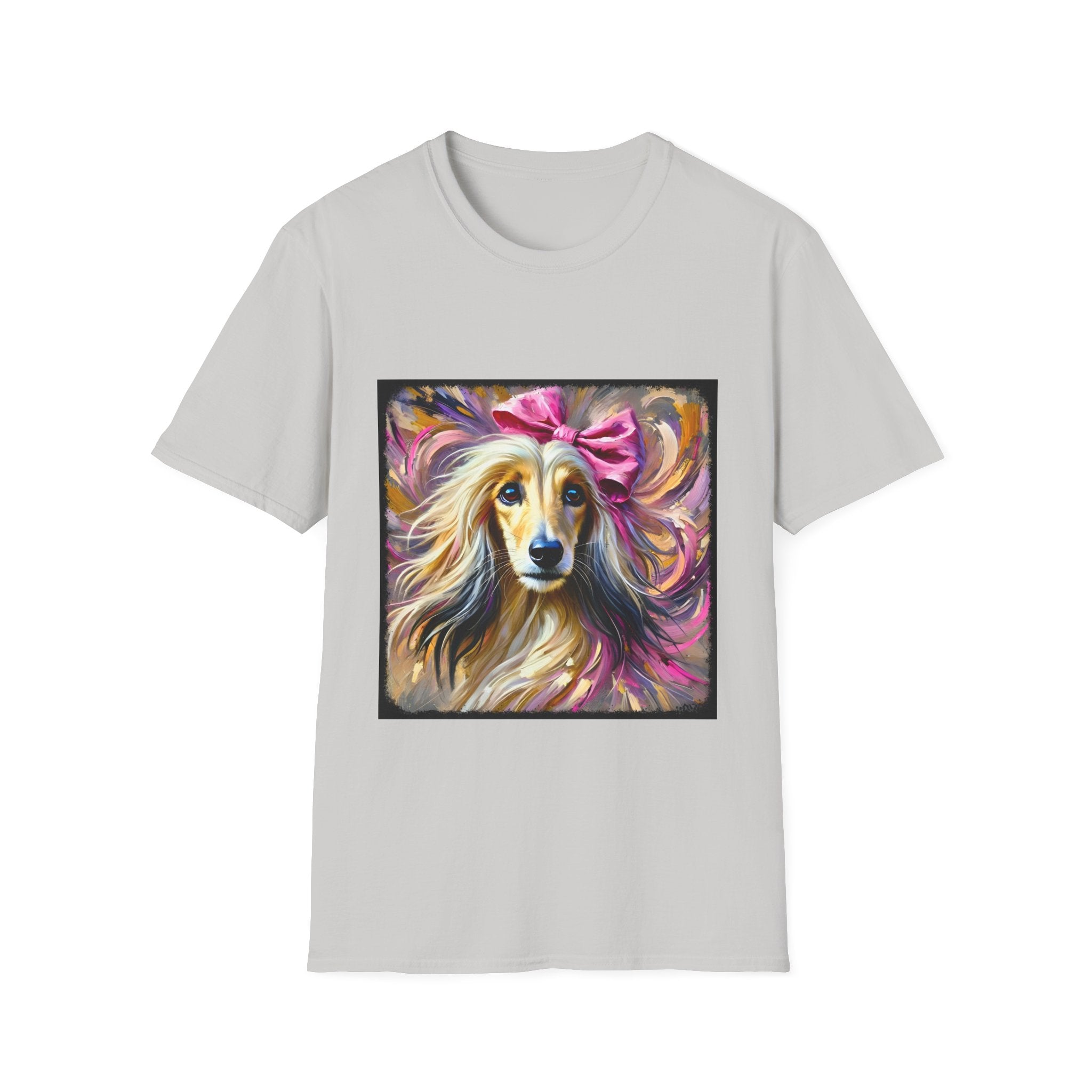 Afghan Hound Vivid Classic | Unisex Dog T-Shirt