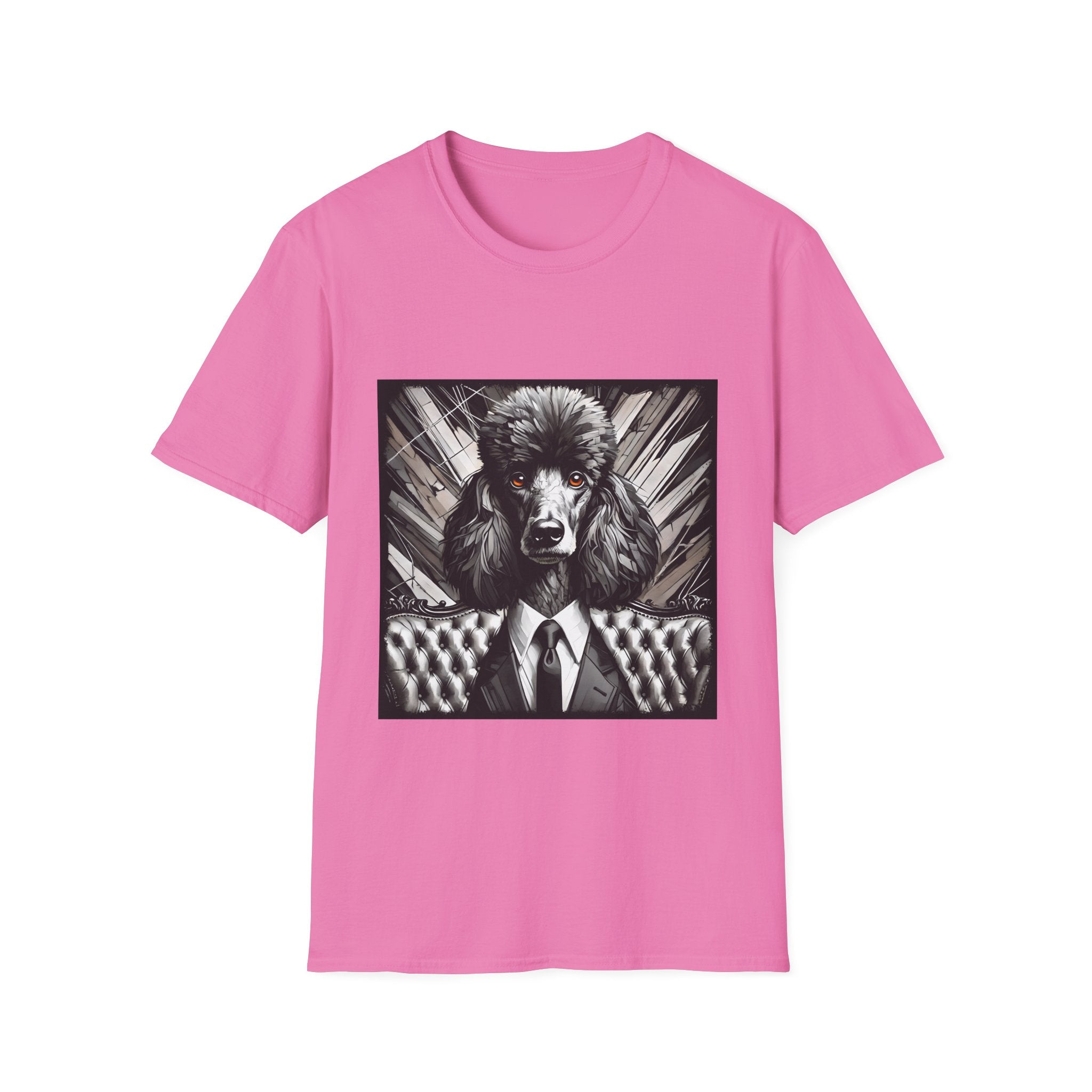 Poodle B&W Bold Eyes II | Unisex Dog T-Shirt