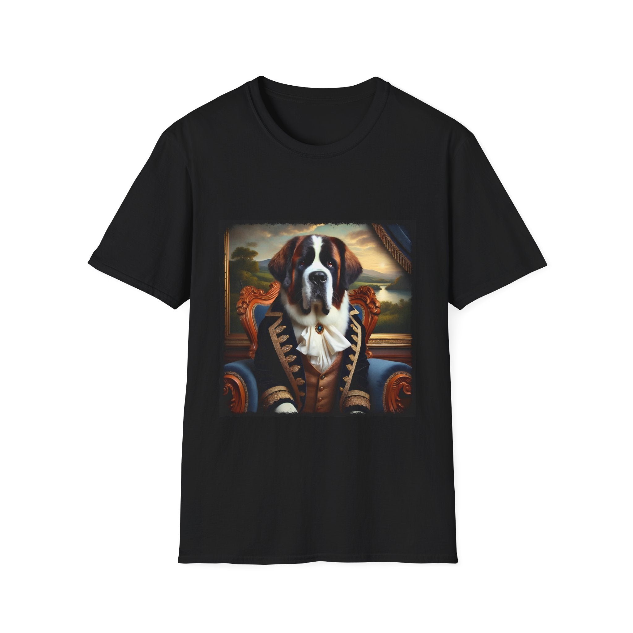 Saint Bernard Dashing Duke | Unisex Dog T-Shirt