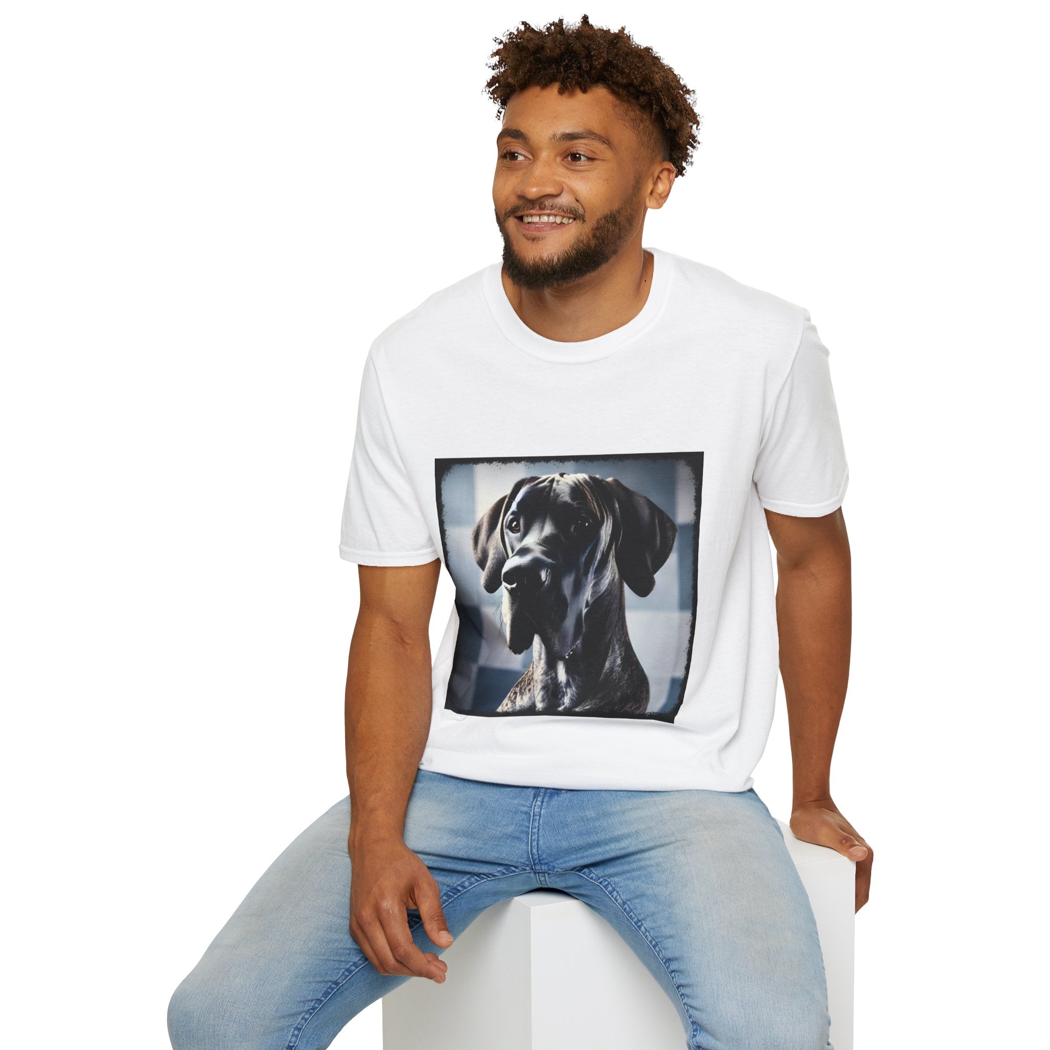 Great Dane Modern Muse | Unisex Dog T-Shirt