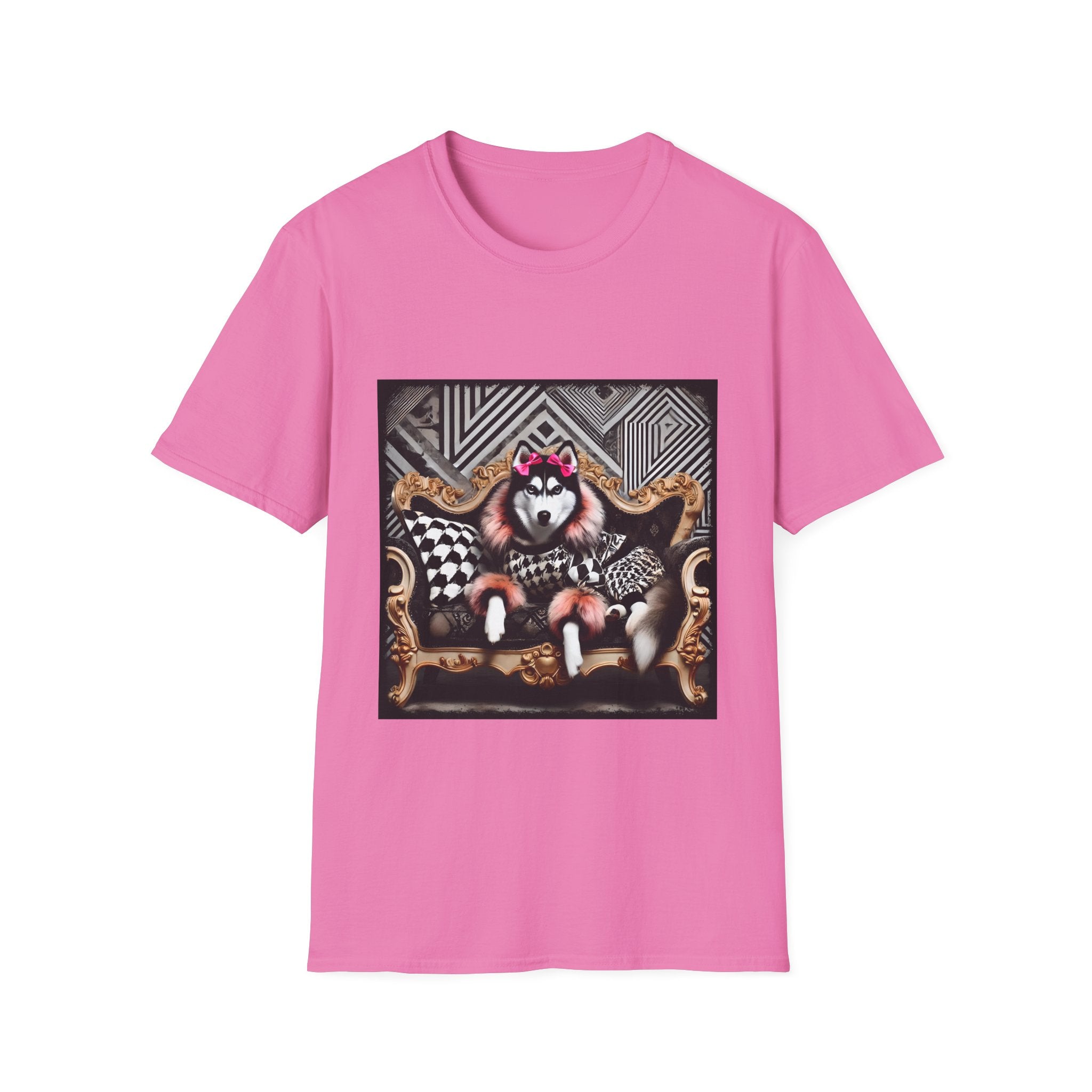 Siberian Husky Fierce Fashionista | Unisex Dog T-Shirt