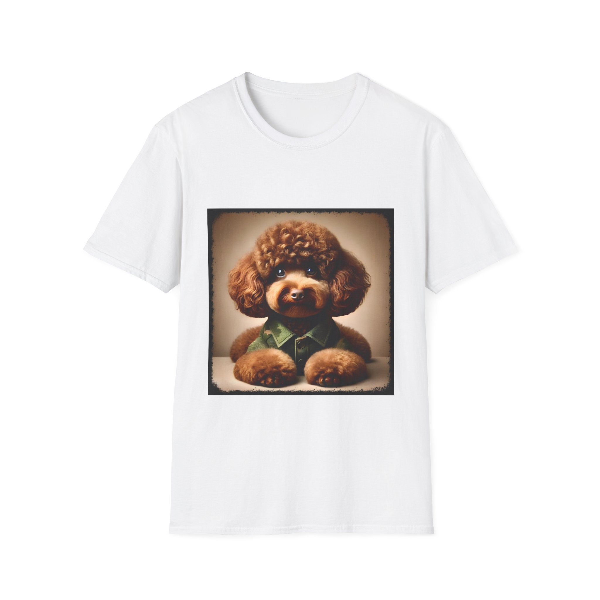 Poodle Beary Camo | Unisex Dog T-Shirt