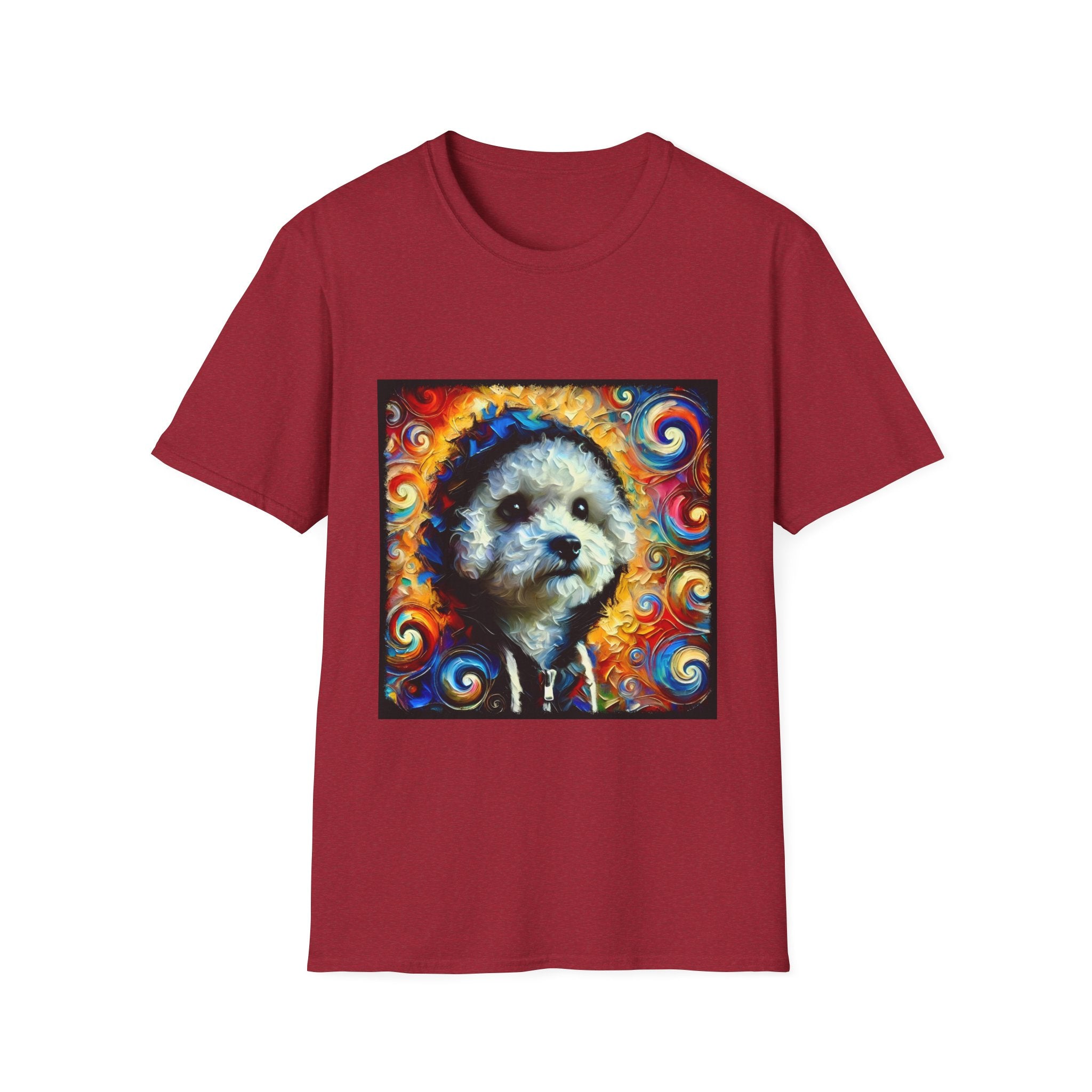 Bichon Frise Urban Swirl | Unisex Dog T-Shirt