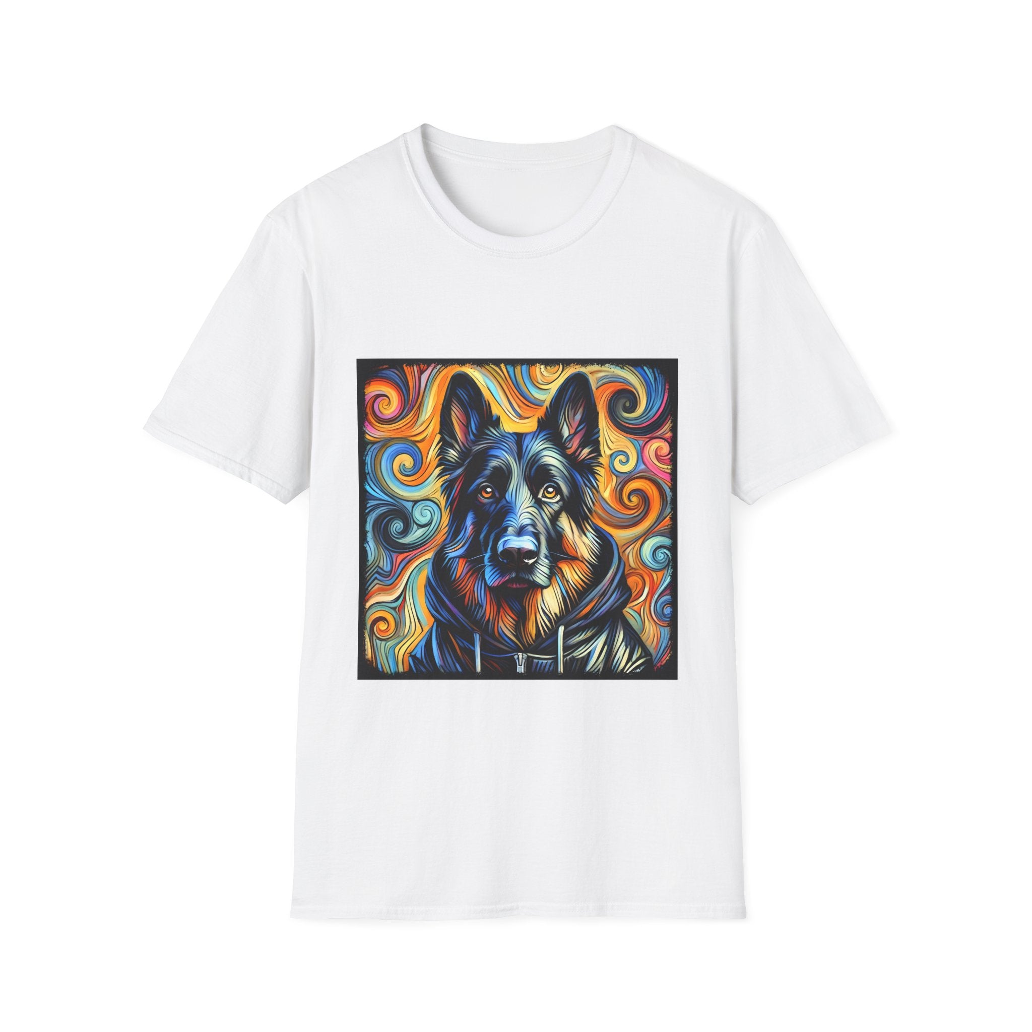 German Shepherd Hoodie Swirl II | Unisex Dog T-Shirt