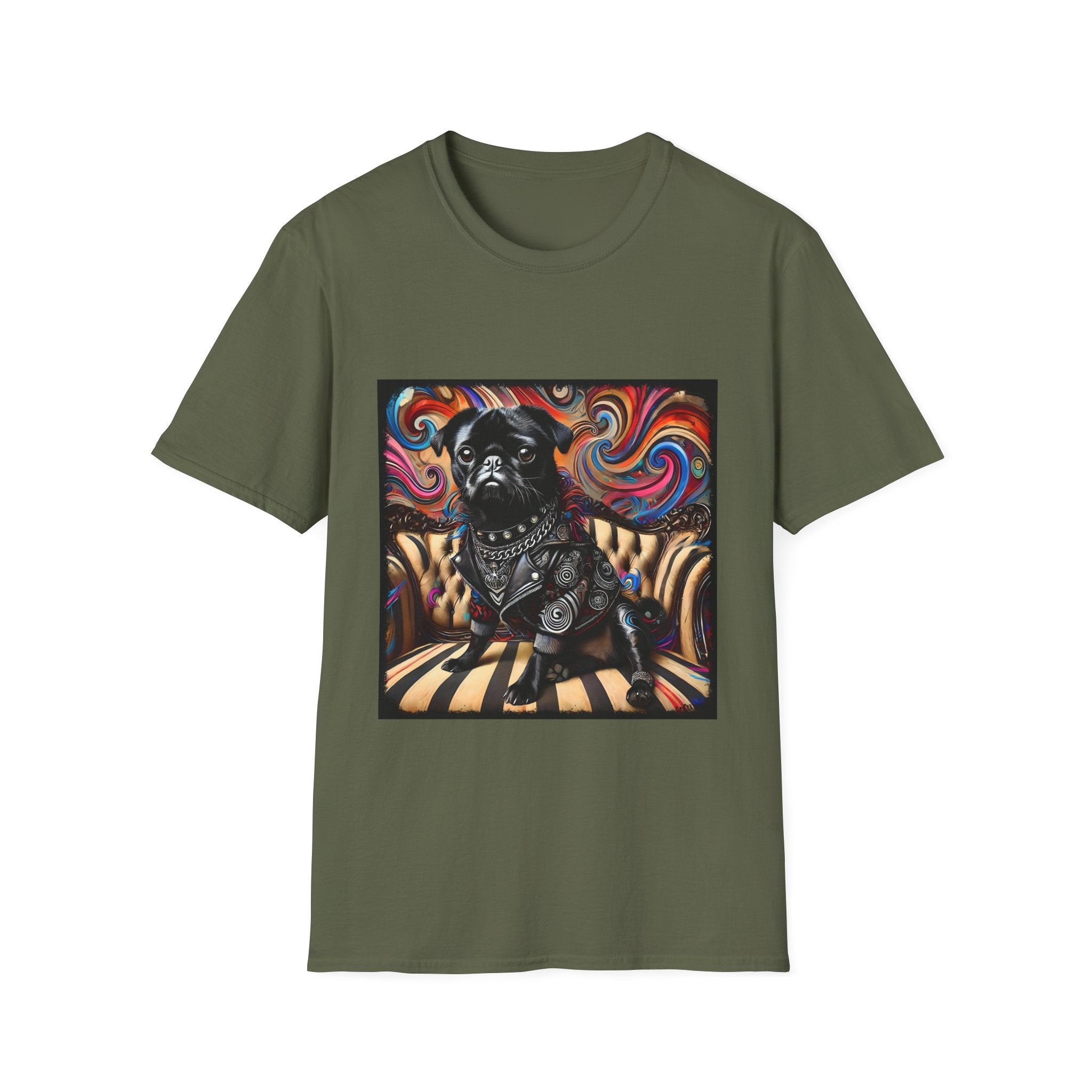 Pug Bold Rebel | Unisex Dog T-Shirt
