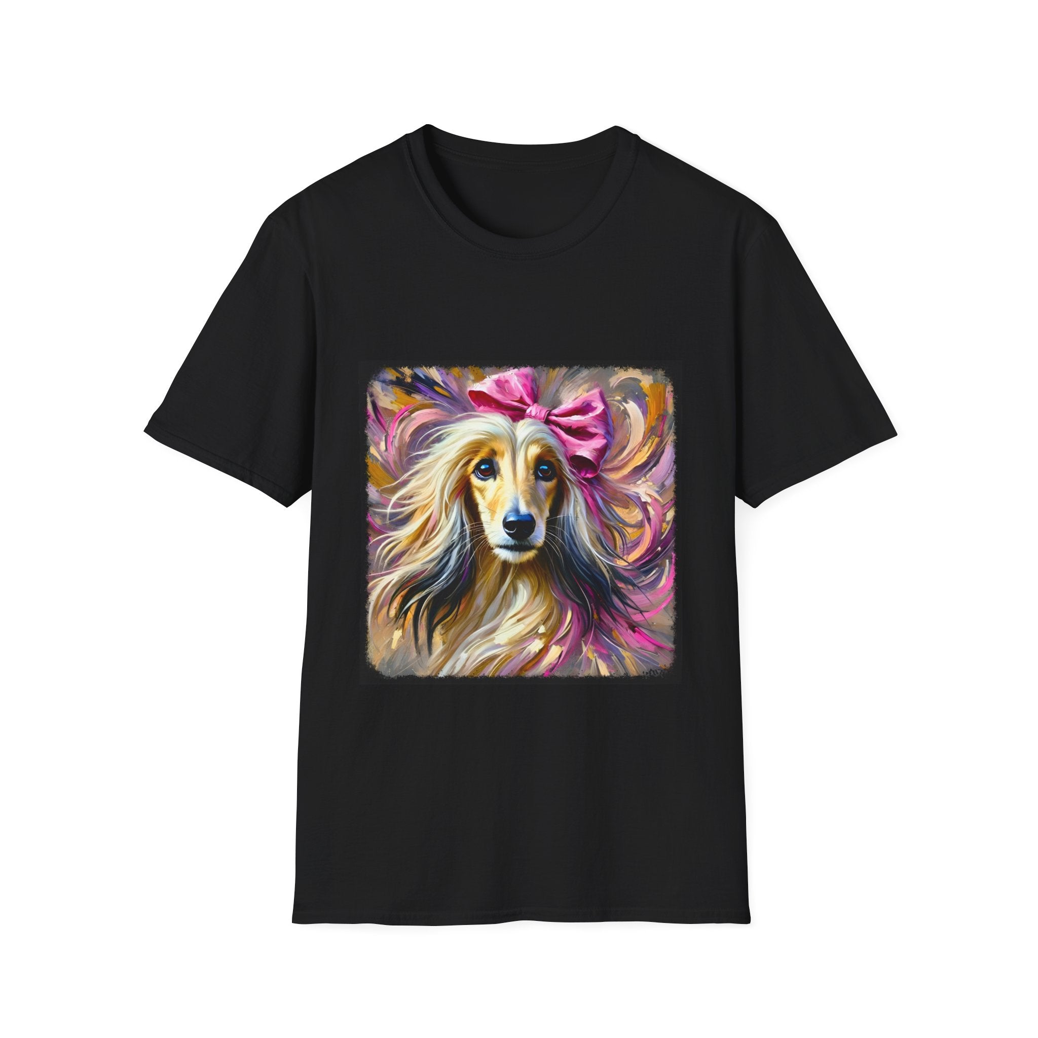 Afghan Hound Vivid Classic | Unisex Dog T-Shirt