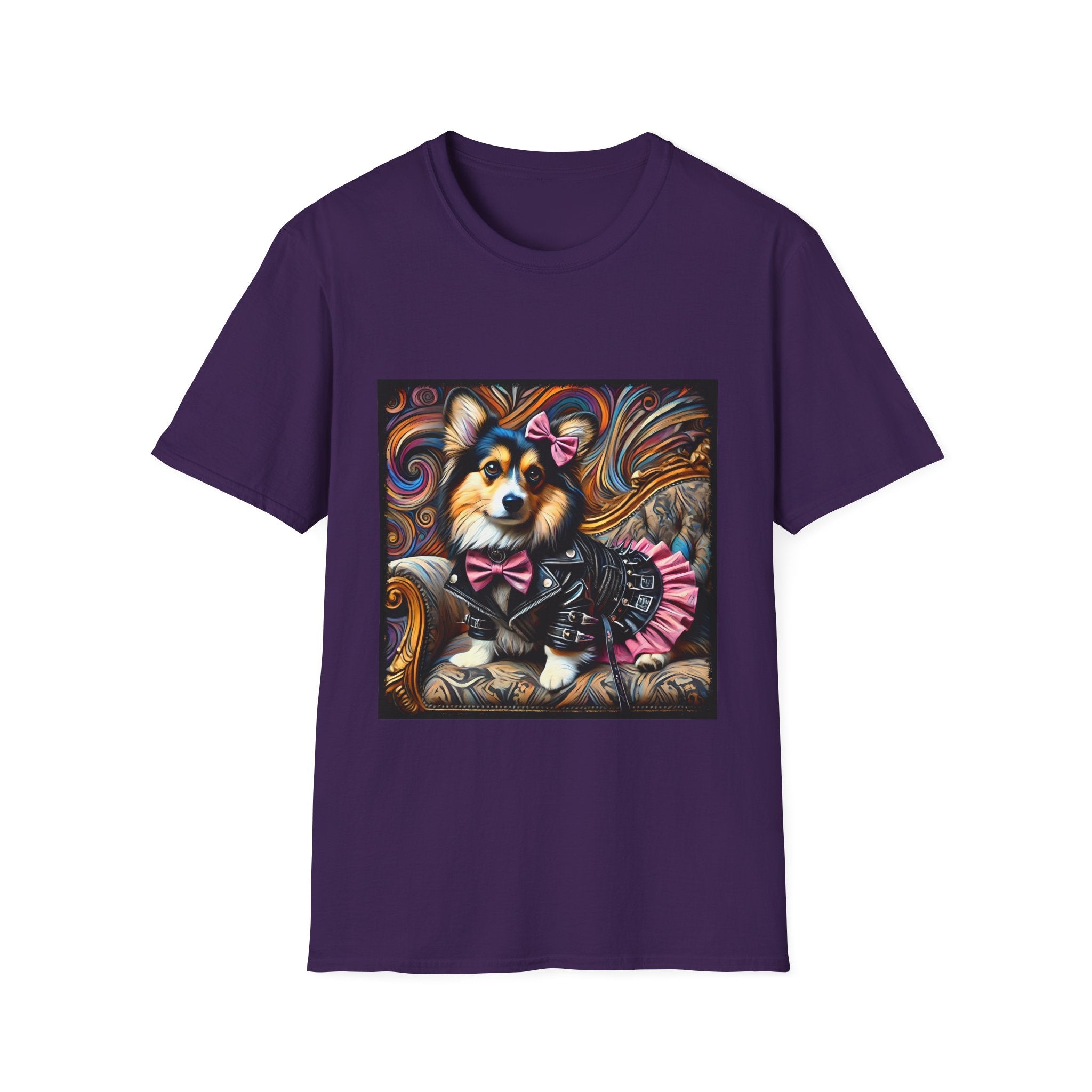 Pembroke Welsh Corgi Edgy Rocker II | Unisex Dog T-Shirt