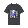 Bichon Frise Electric Swirl | Unisex Dog T-Shirt