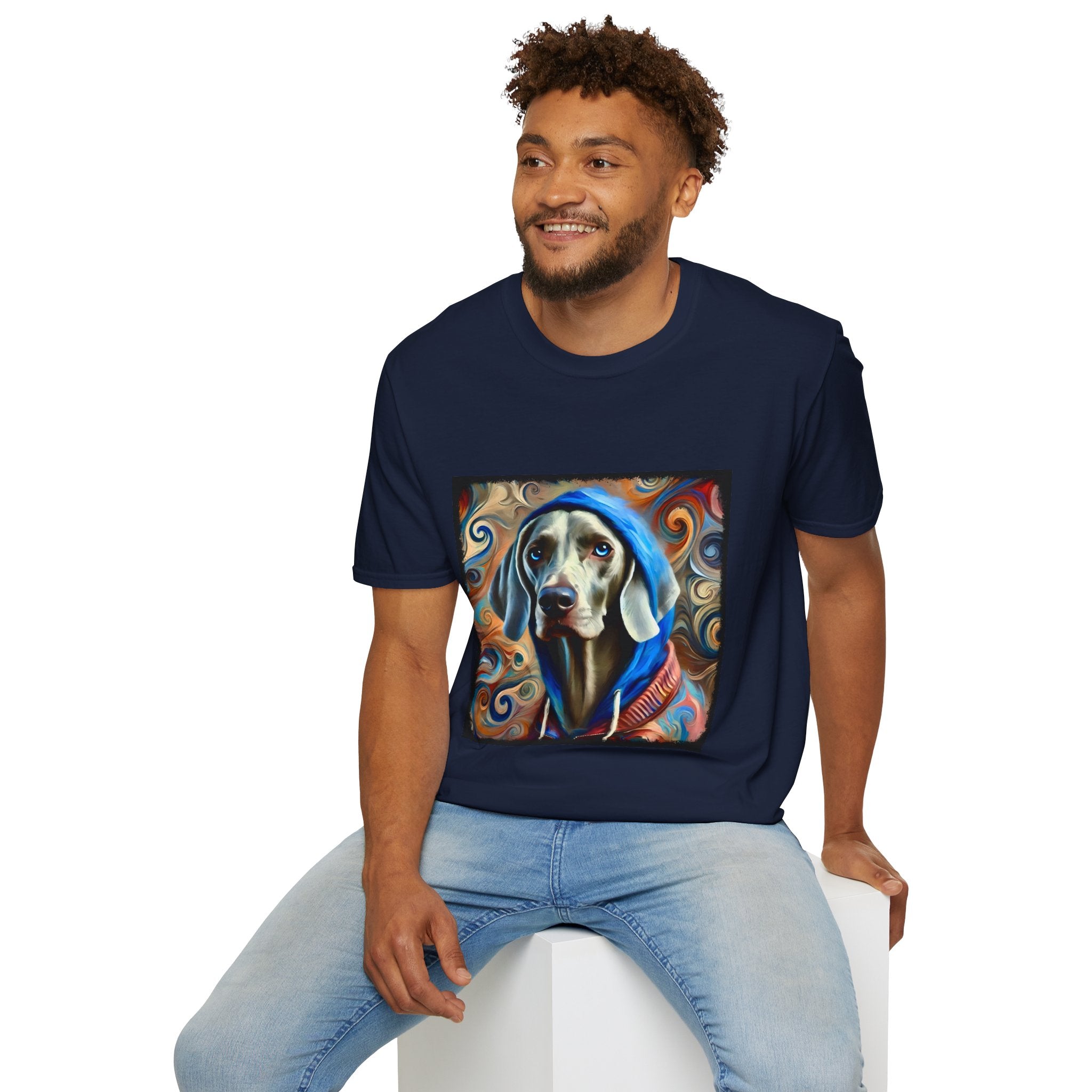 Weimaraner Hoodie Swirl | Unisex Dog T-Shirt