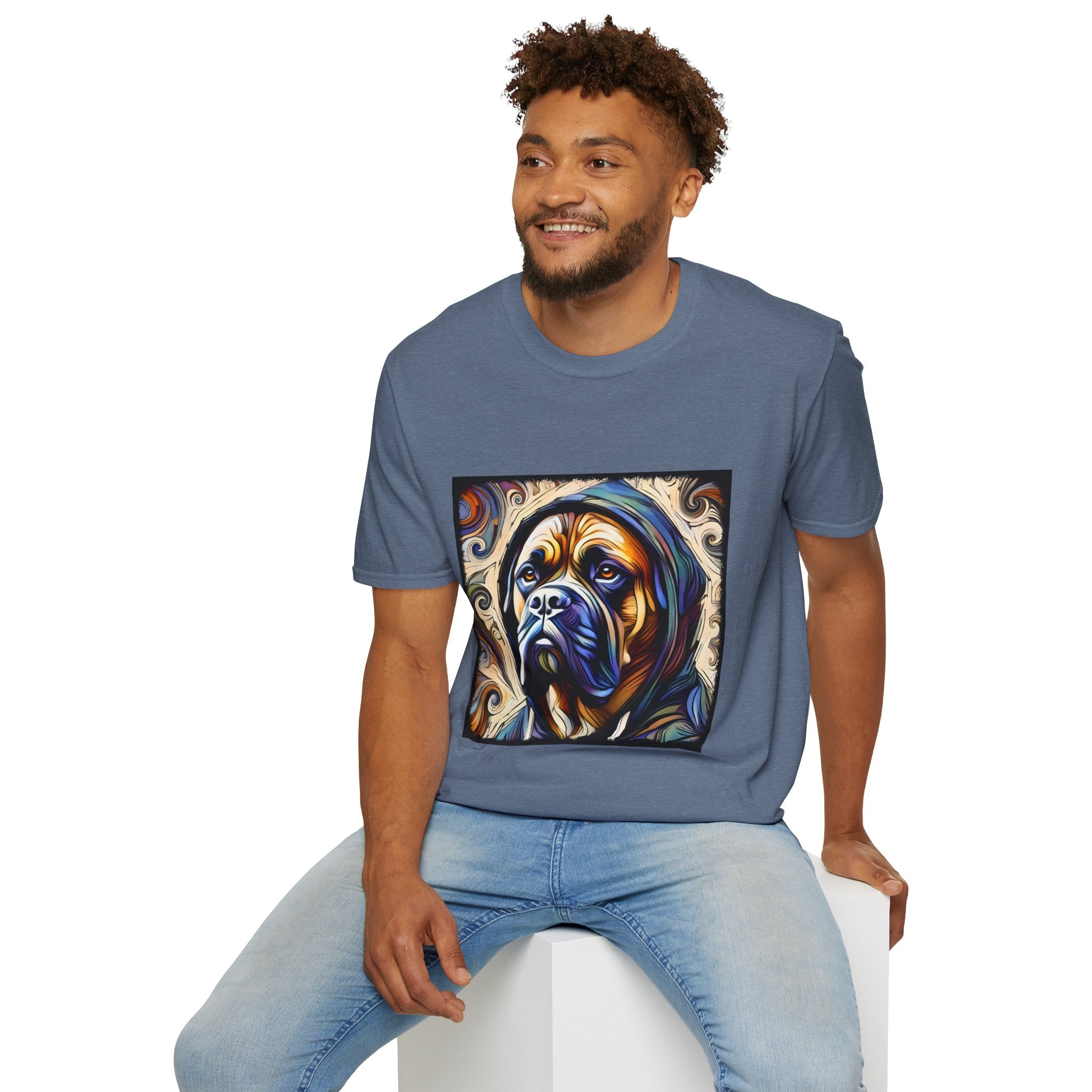 Bullmastiff Relaxed Swirl | Unisex Dog T-Shirt