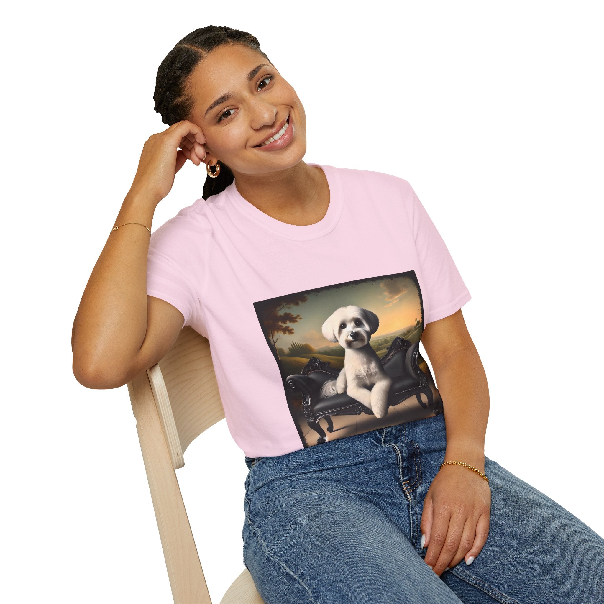 Havanese Posh Portrait |  Unisex Dog T-Shirt