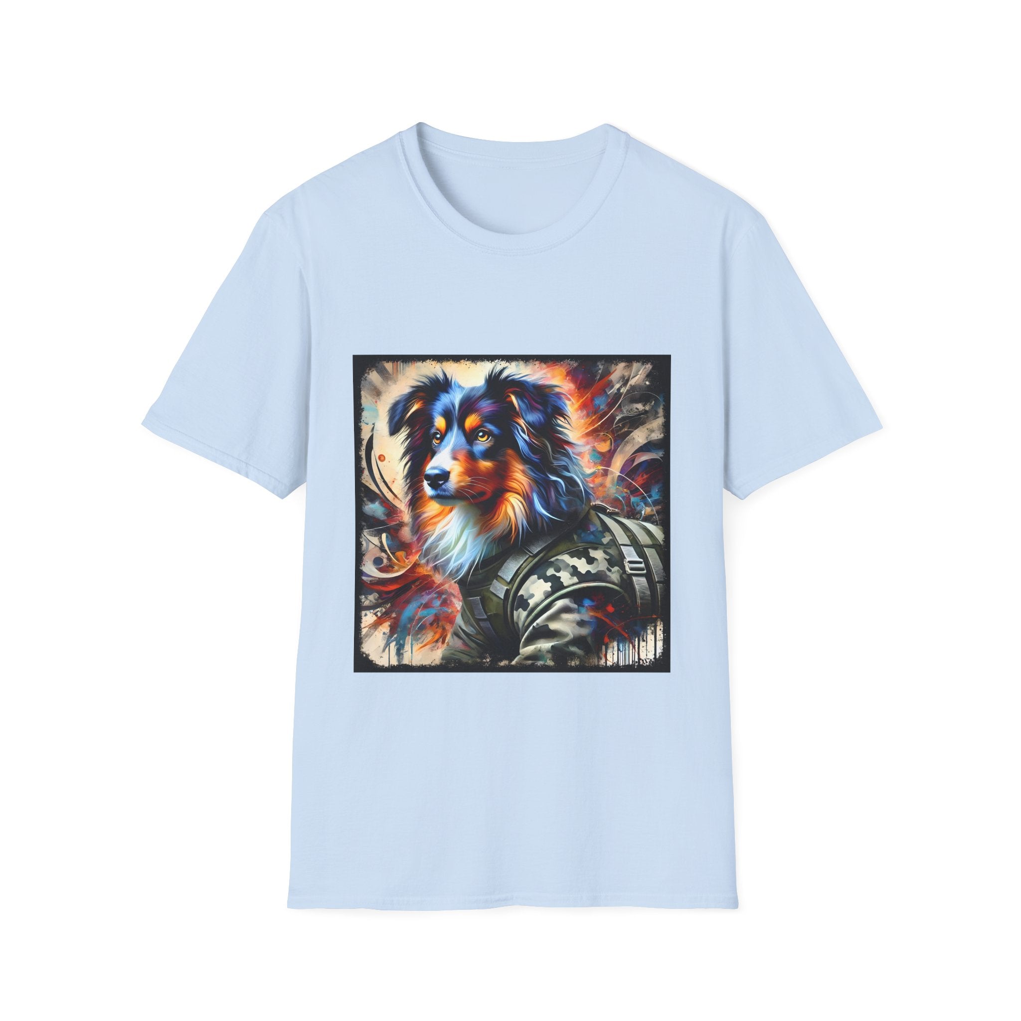 Miniature American Shepherd Camo Classic | Unisex Dog T-Shirt