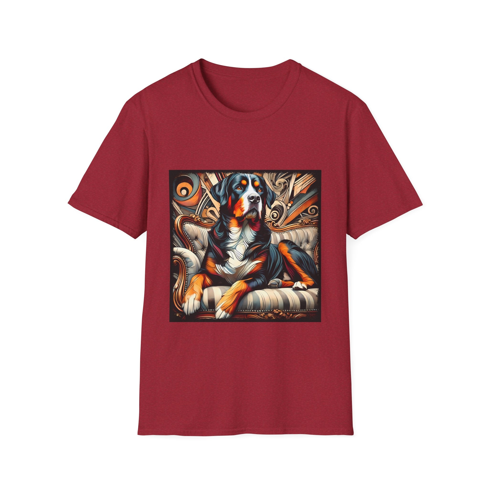 Swiss Mountain Dog Warm Rebel | Unisex Dog T-Shirt