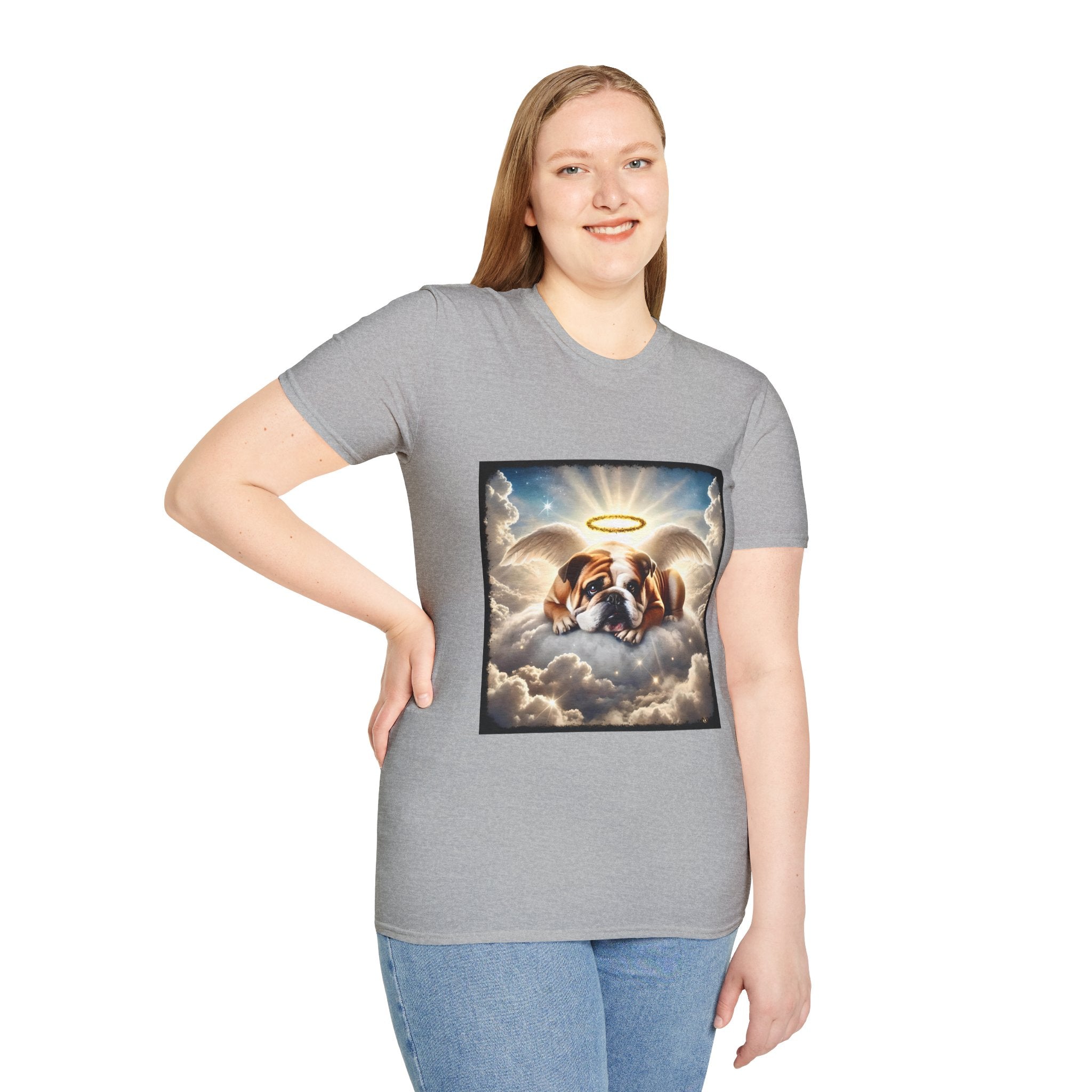 Bulldog Angel Baby | Unisex Dog T-Shirt