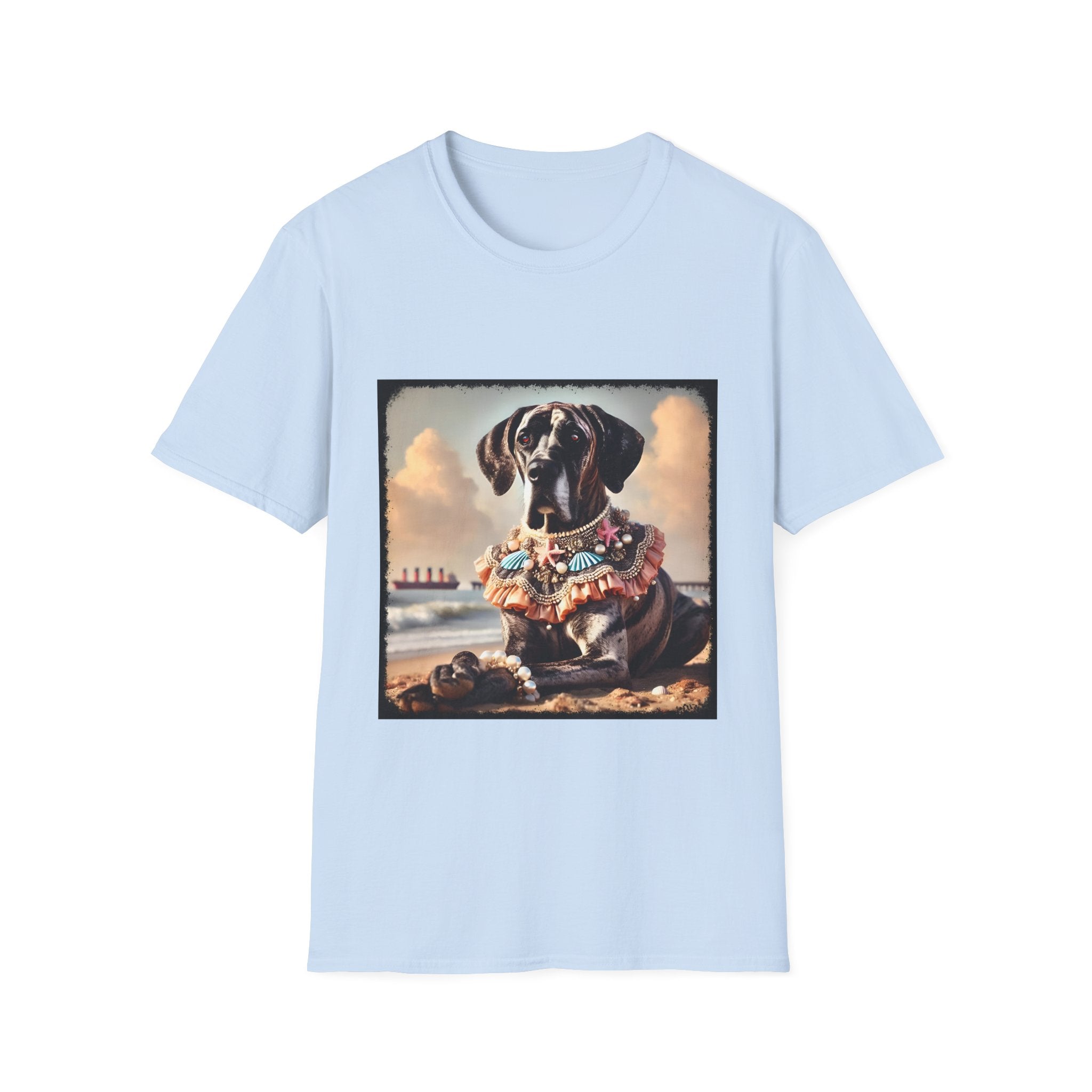 Great Dane Beach Brindle | Unisex Dog T-Shirt