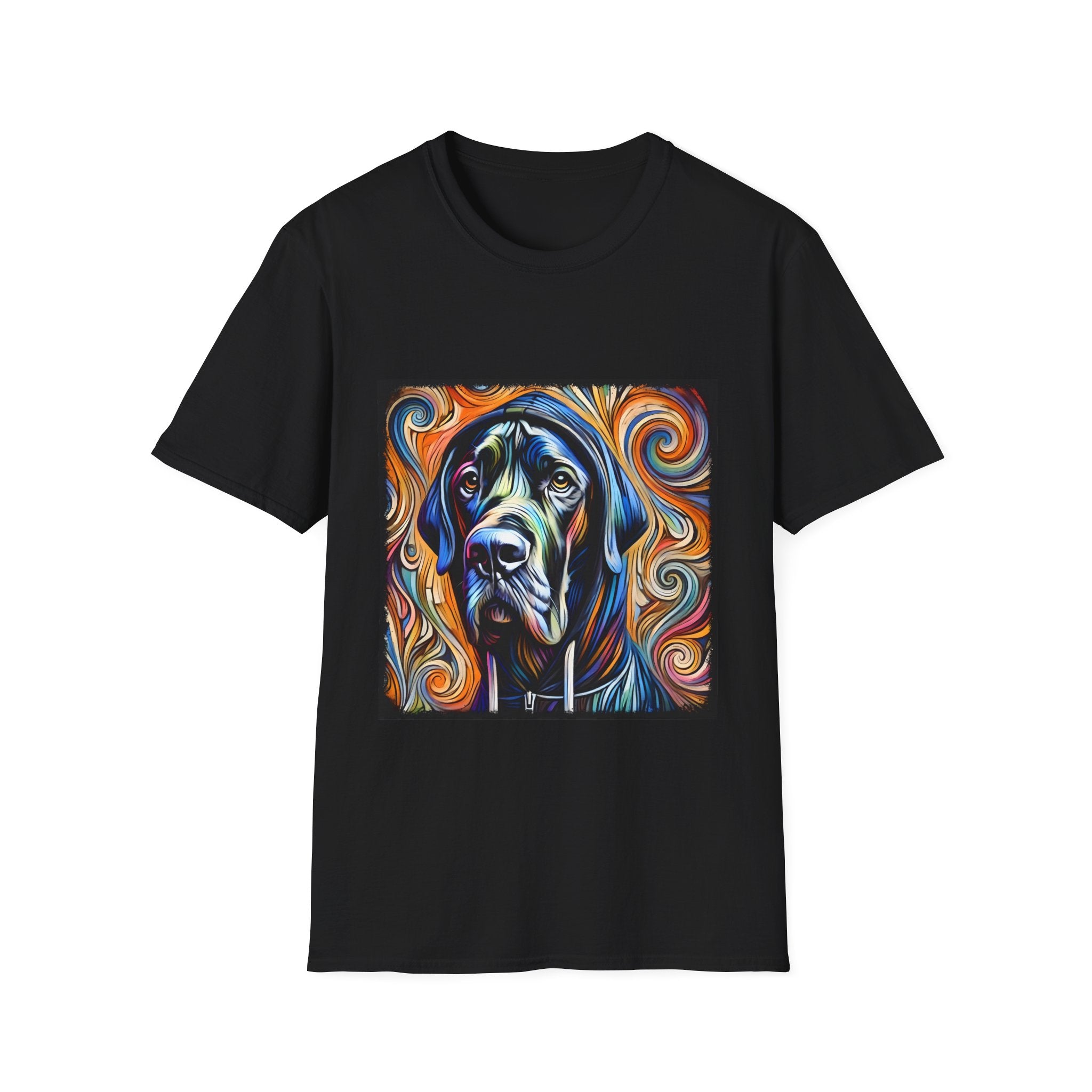 Great Dane Relaxed Swirl II | Unisex Dog T-Shirt