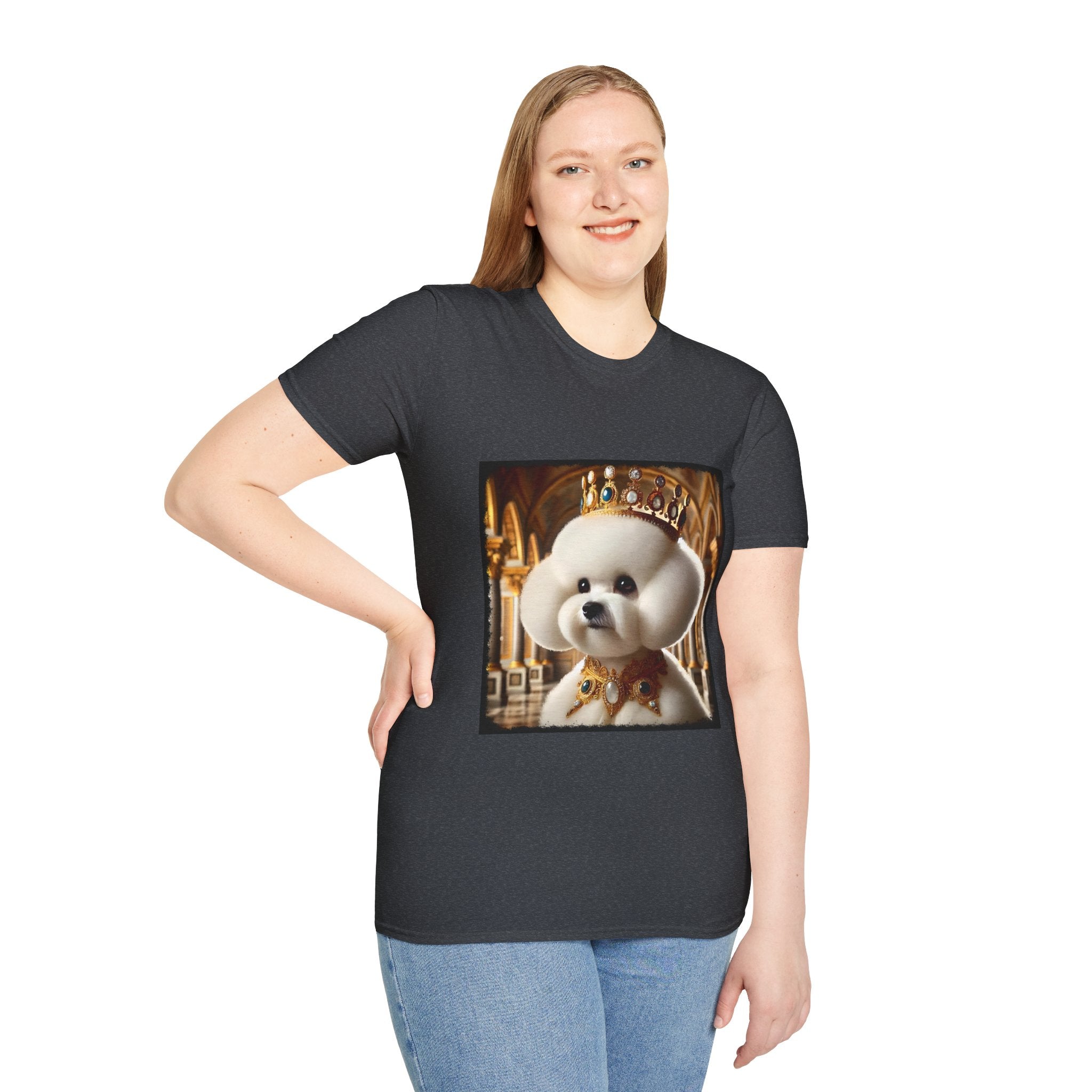 Bichon Frise Mighty Monarch | Unisex Dog T-Shirt