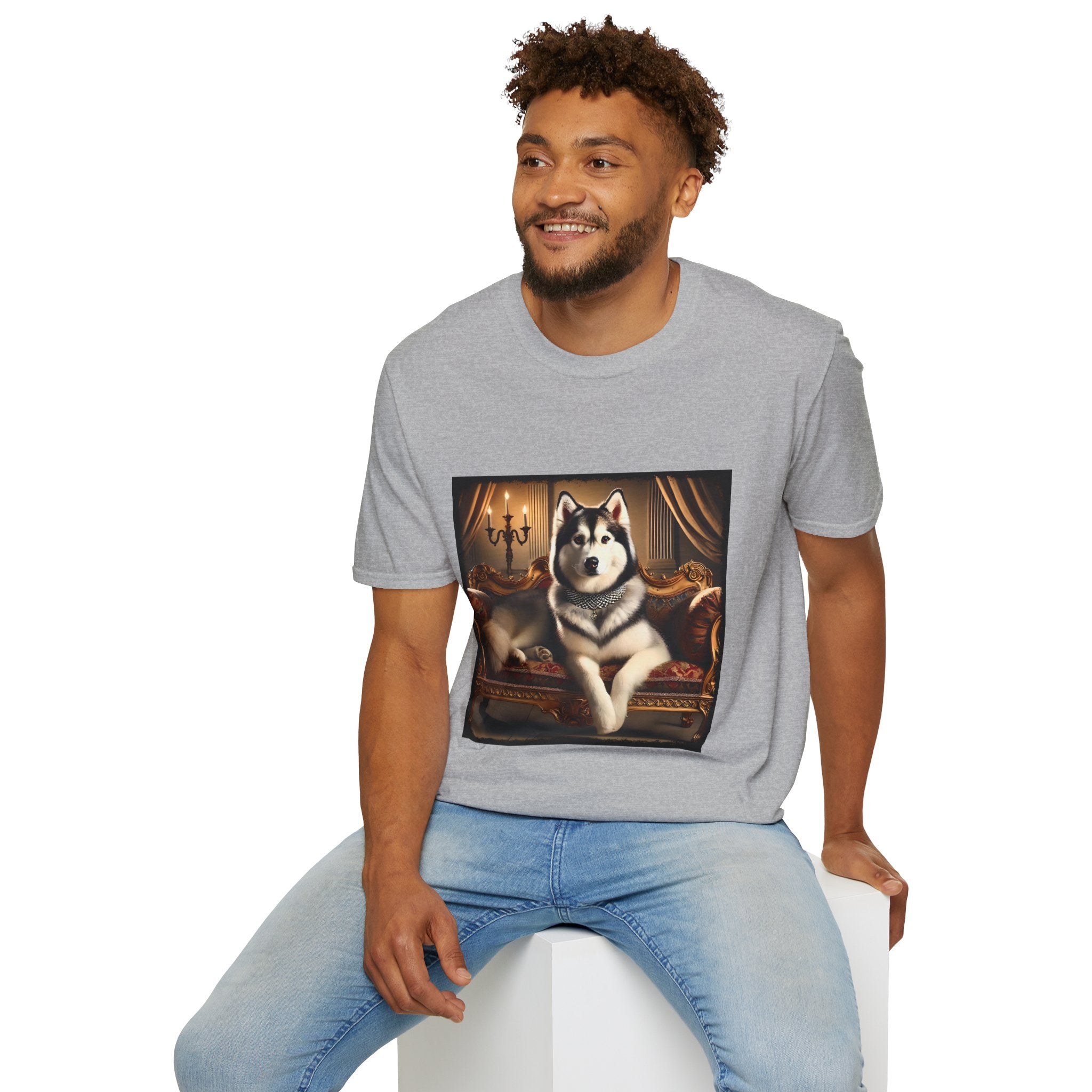 Siberian Husky Poised Princess | Unisex Dog T-Shirt