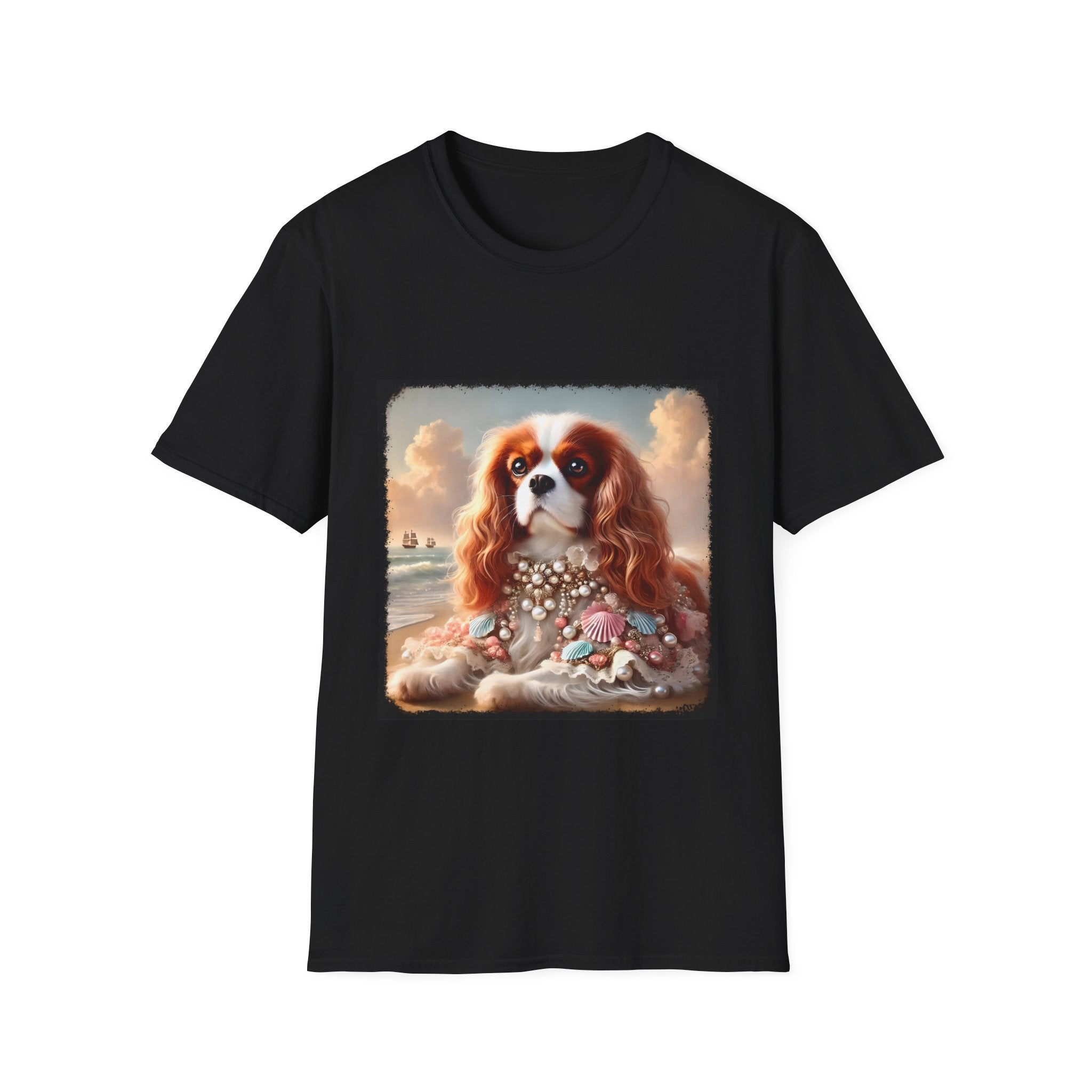 Cavalier King Charles Spaniel Beach Beauty | Unisex Dog T-Shirt