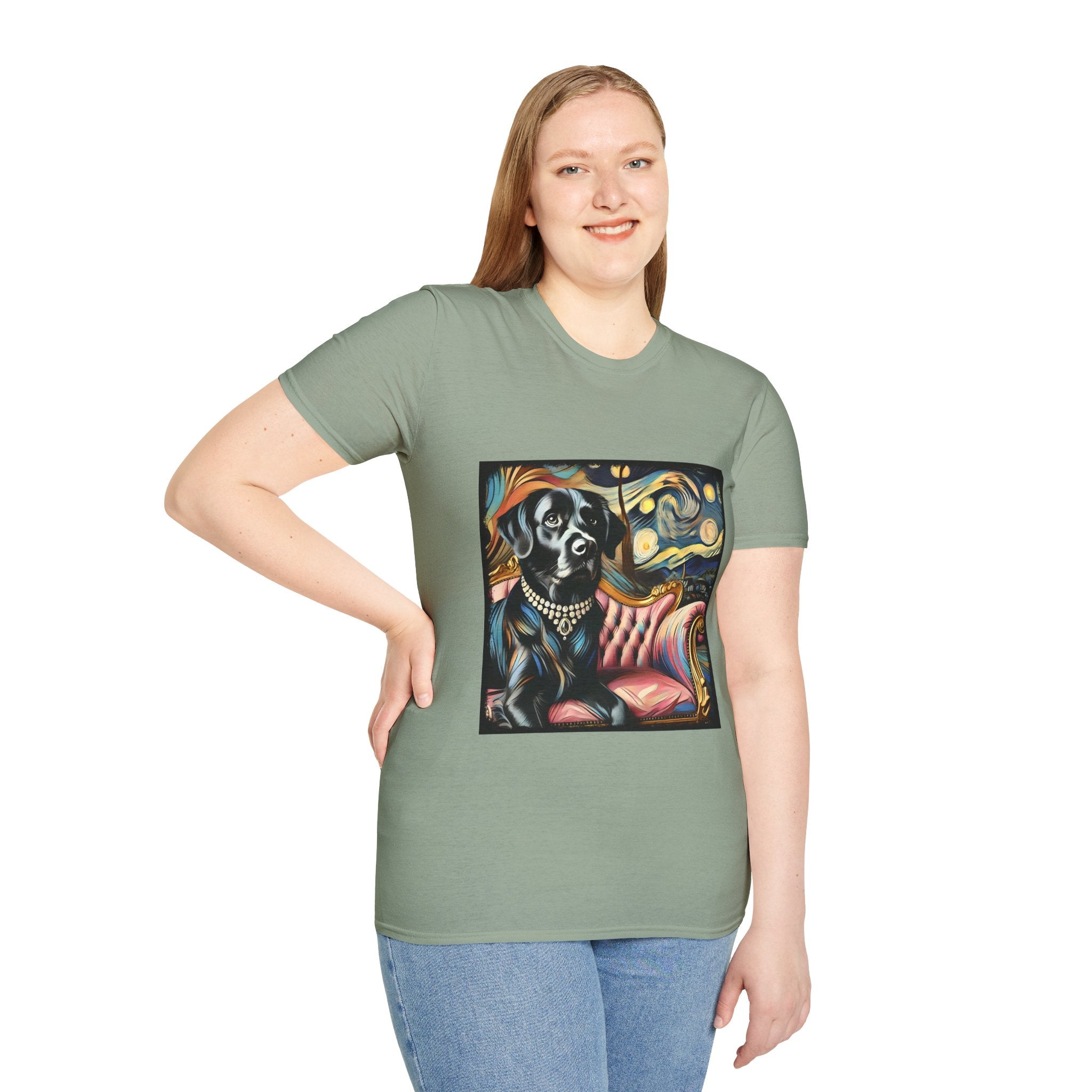 Labrador Retriever Starry Swirl | Unisex Dog T-Shirt