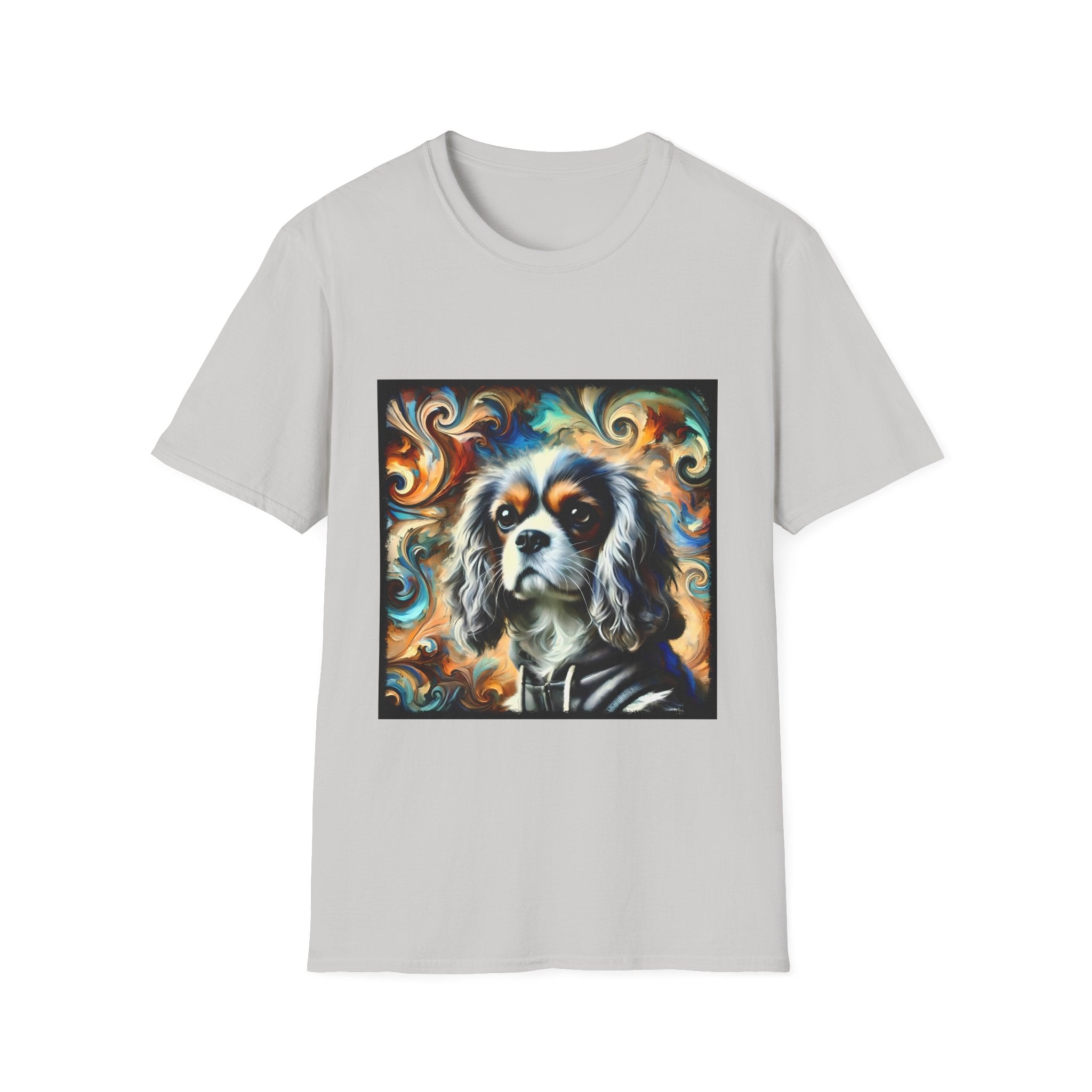 Cavalier King Charles Spaniel Silver Swirl | Unisex Dog T-Shirt