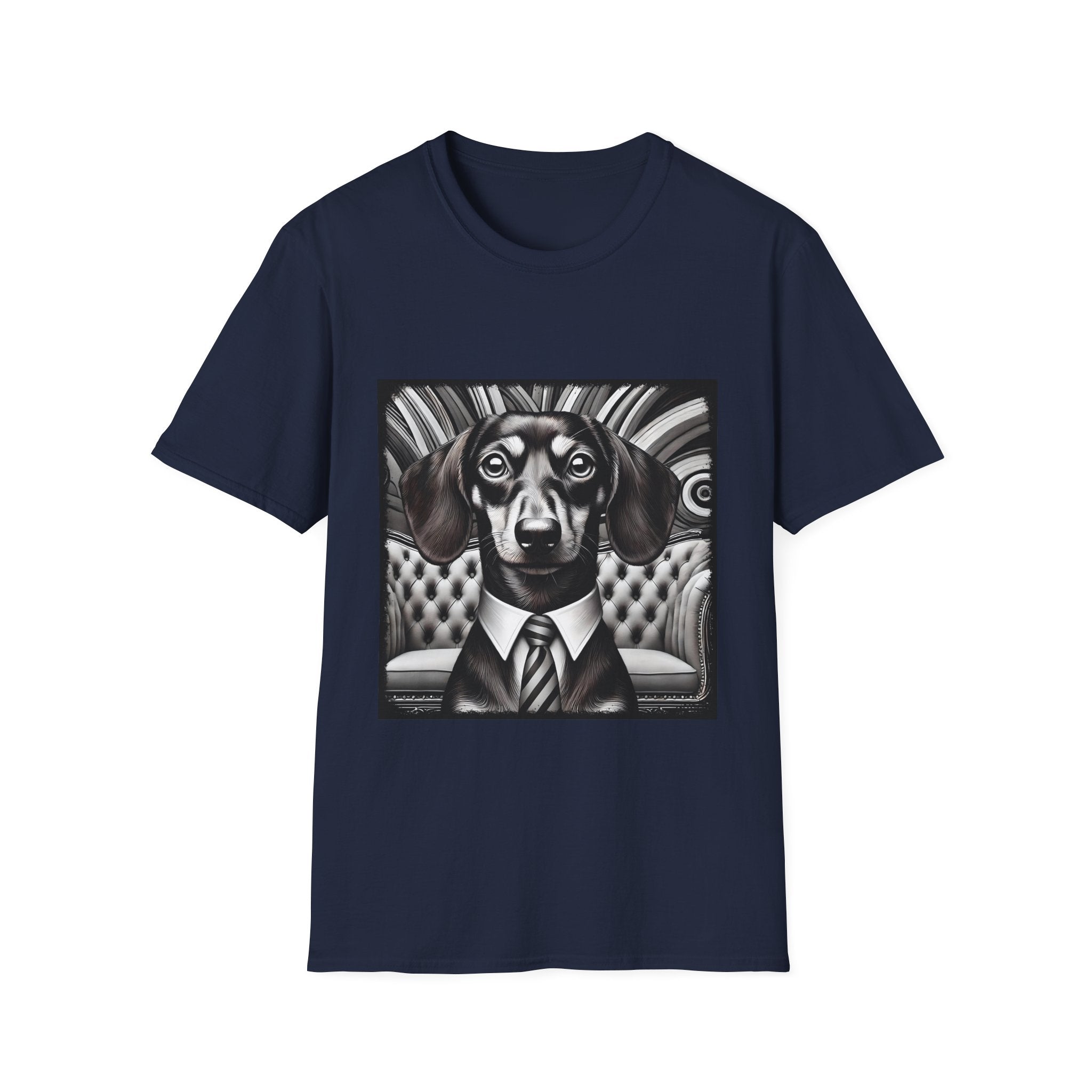 Dachshund B&W Gentleman | Unisex Dog T-Shirt