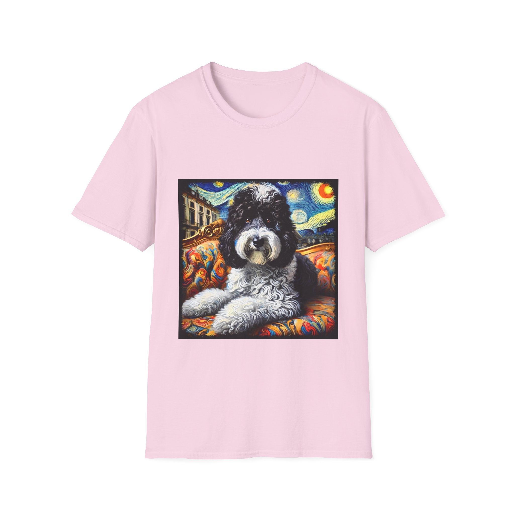 Sheepadoodle Starry Swirl | Unisex Dog T-Shirt