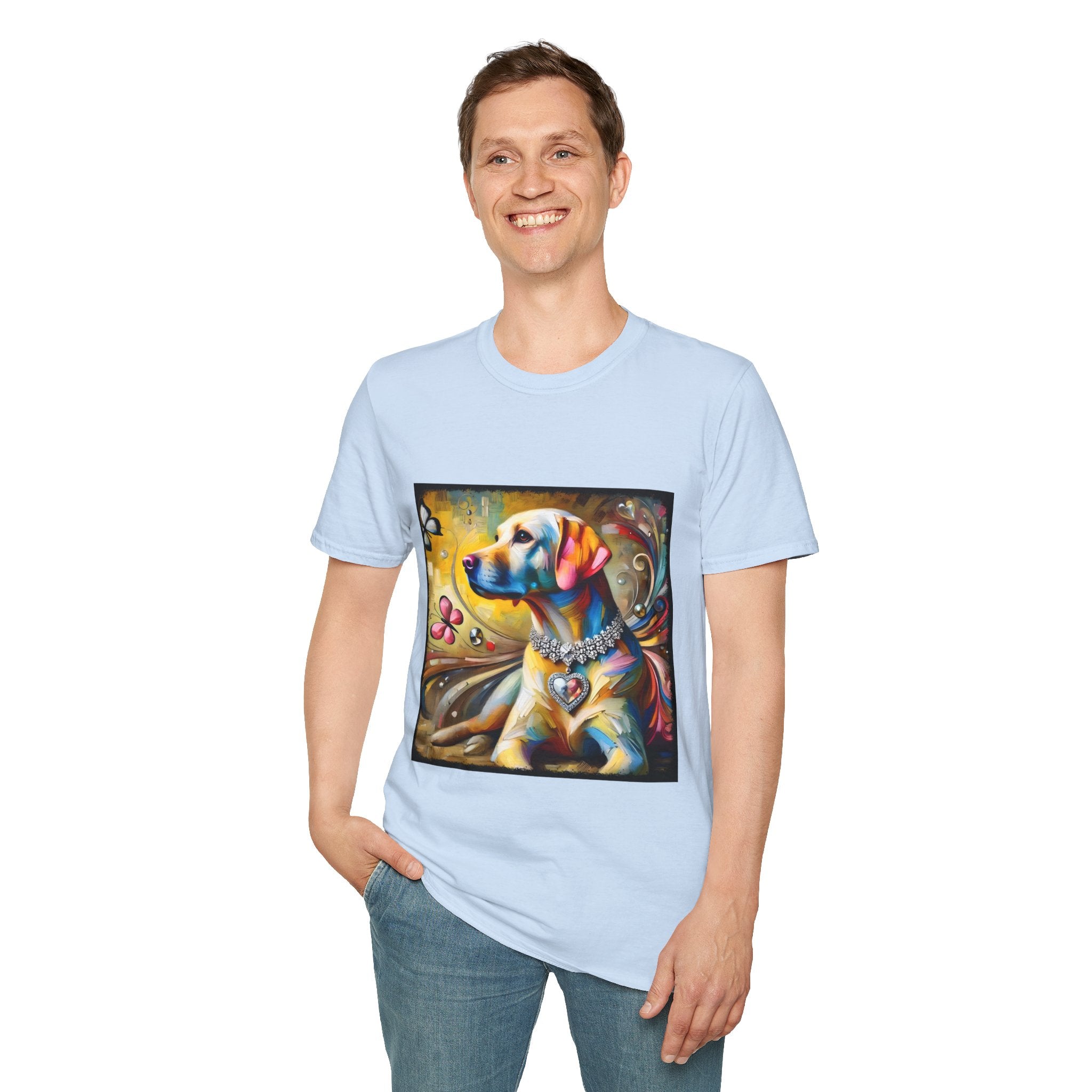 Labrador Retriever Diamond Heart Classic | Unisex Dog T-Shirt