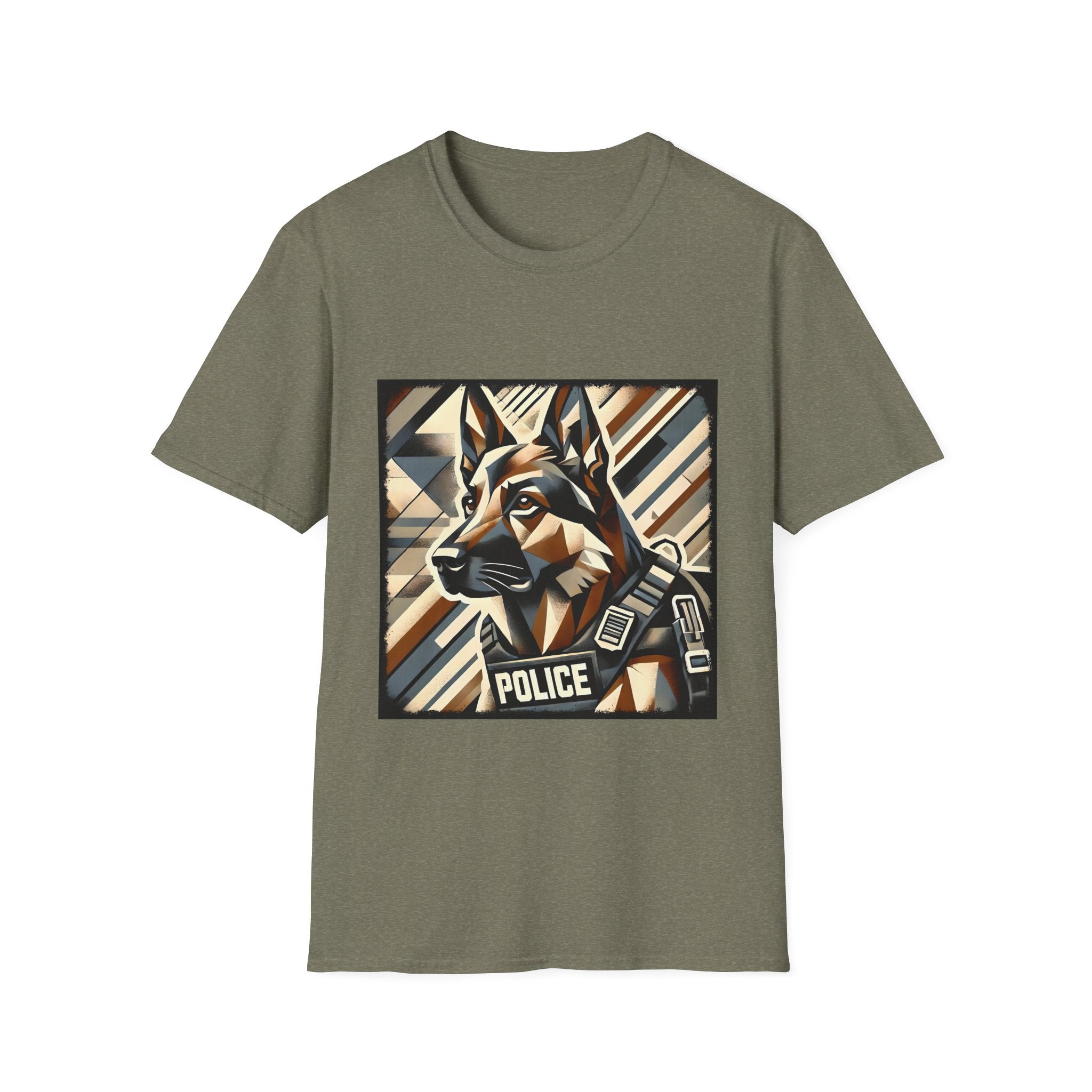 German Shepherd K-9 Geometric | Unisex Dog T-Shirt