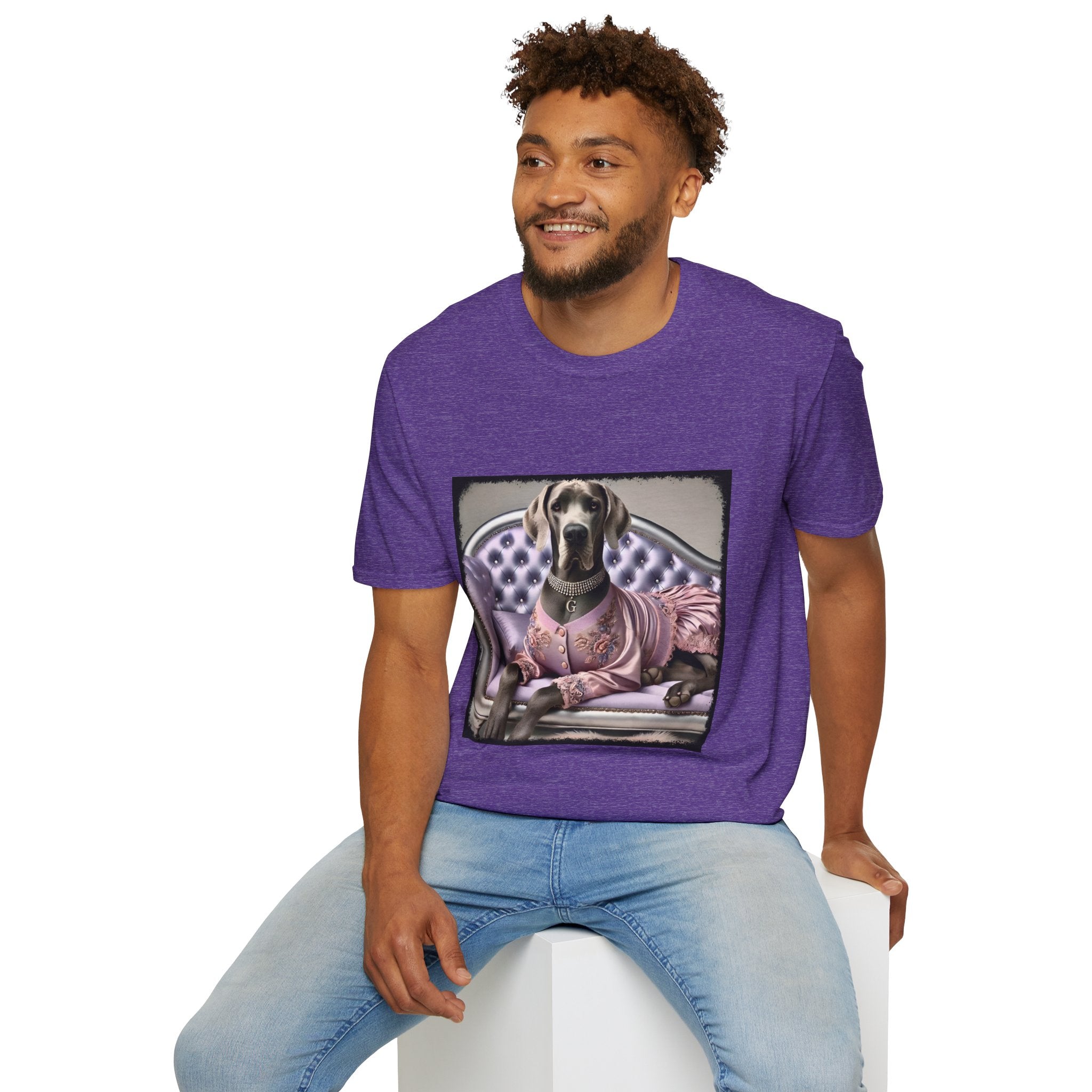 Great Dane Violet Vixen | Unisex Dog T-Shirt