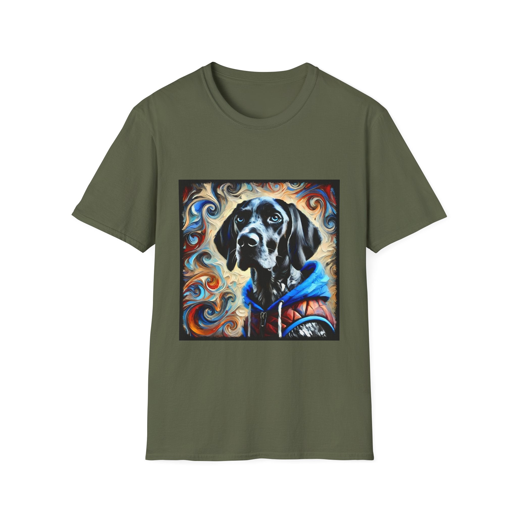 German Shorthaired Pointer Urban Swirl | Unisex Dog T-Shirt