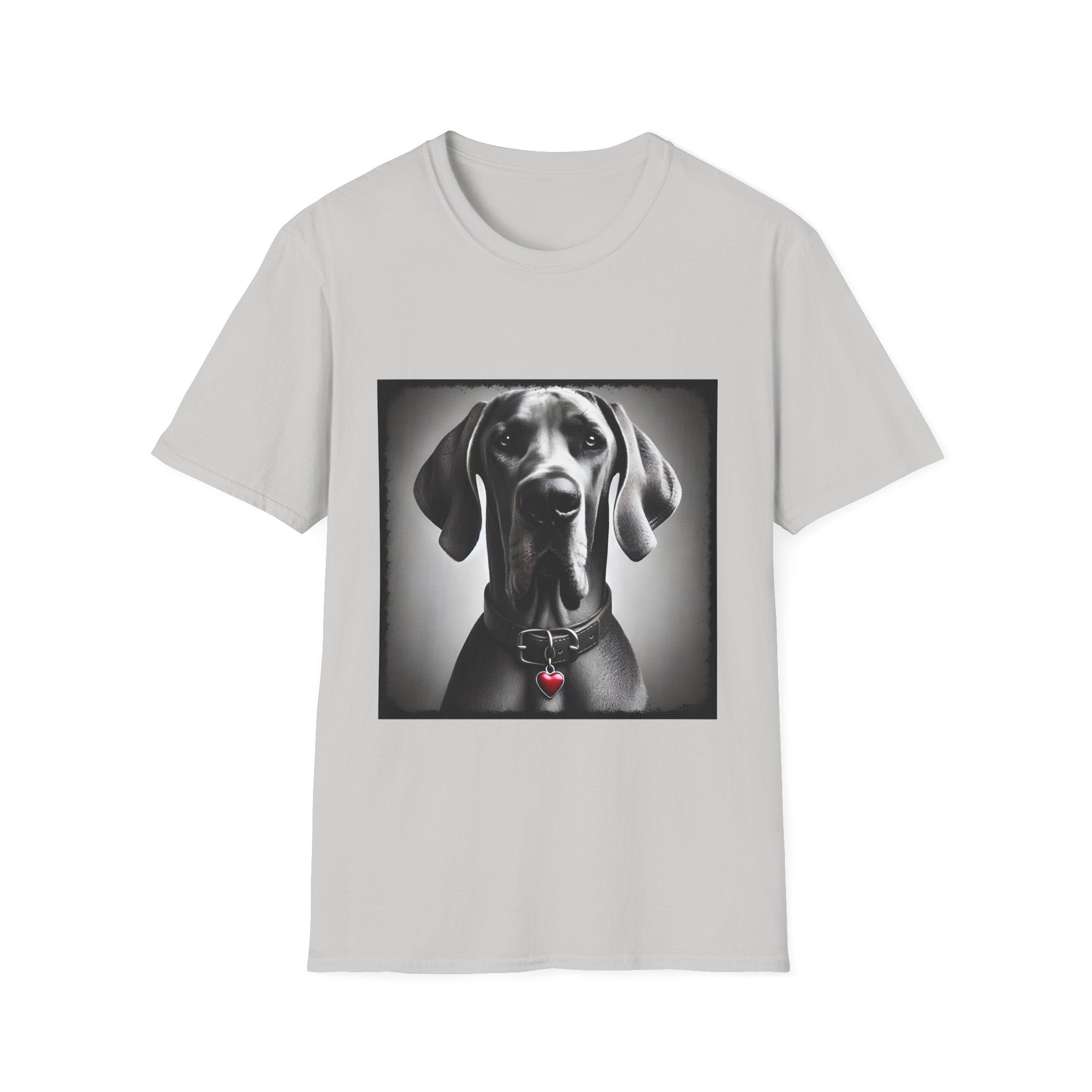 Great Dane Heart Charm | Unisex Dog T-Shirt