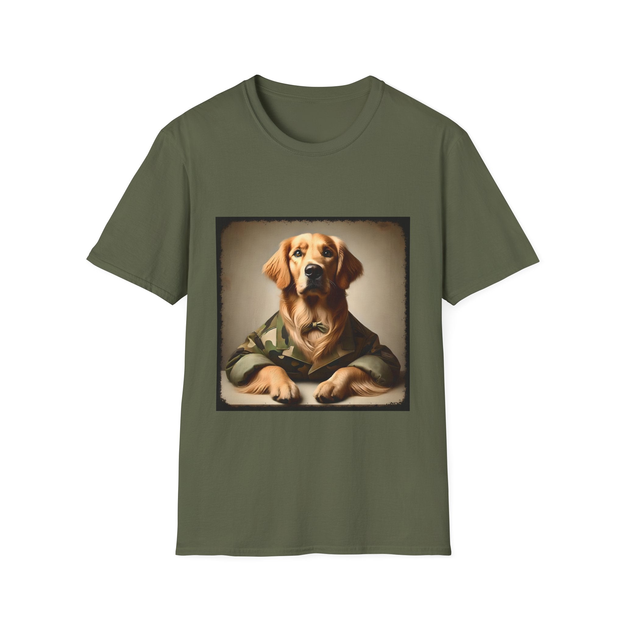 Golden Retriever Camo Gent | Unisex Dog T-Shirt