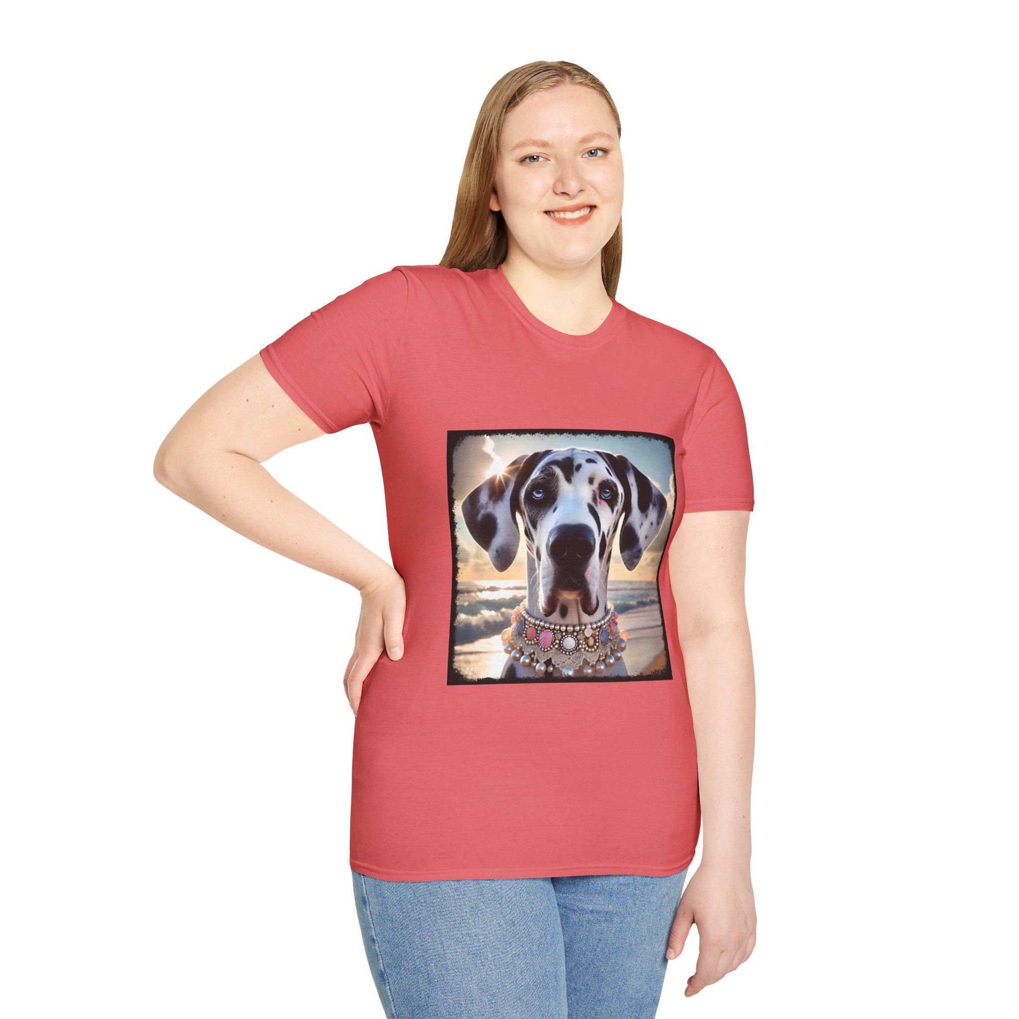 Great Dane Beach Babe | Unisex Dog T-Shirt