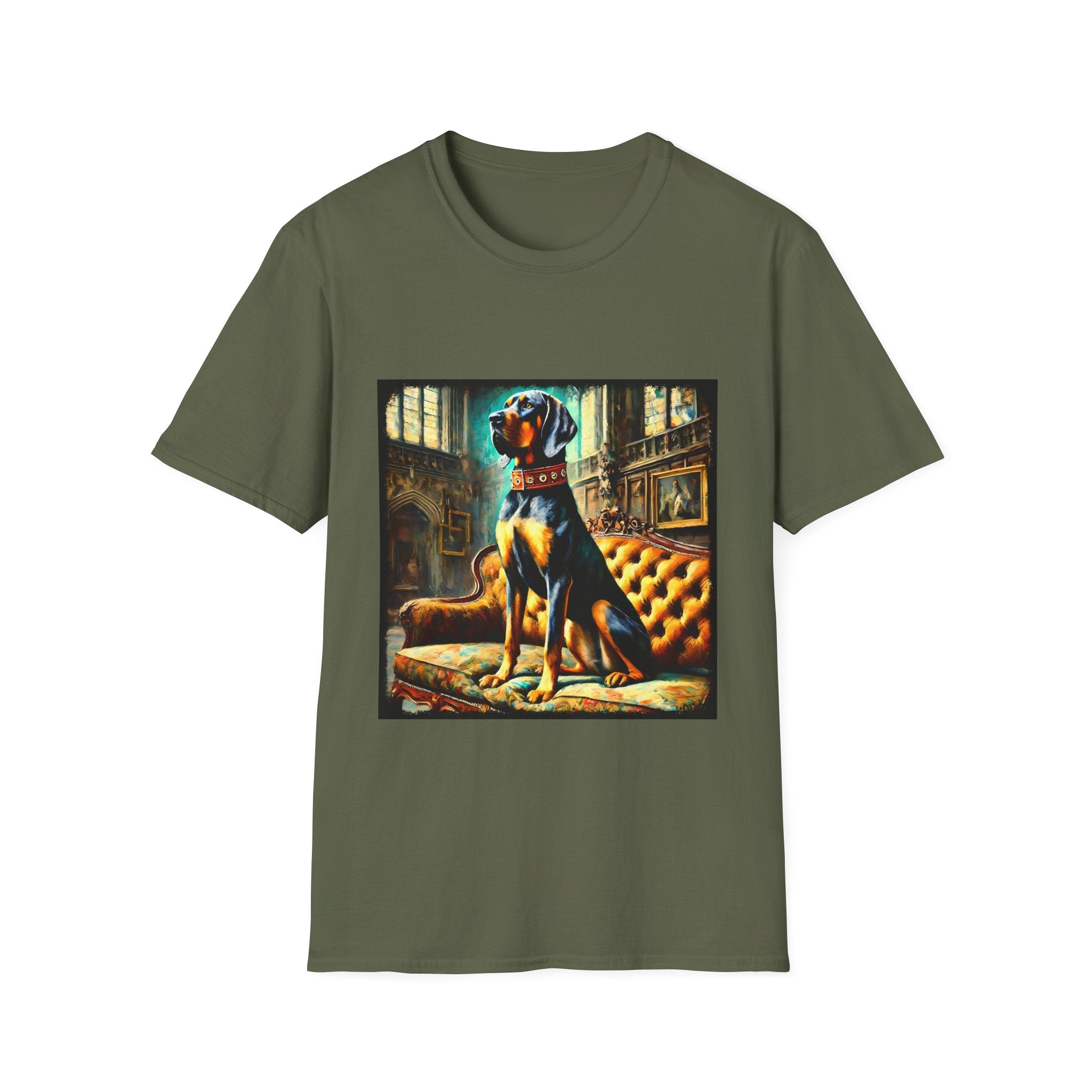 Coonhound Casual Royalty | Unisex Dog T-Shirt