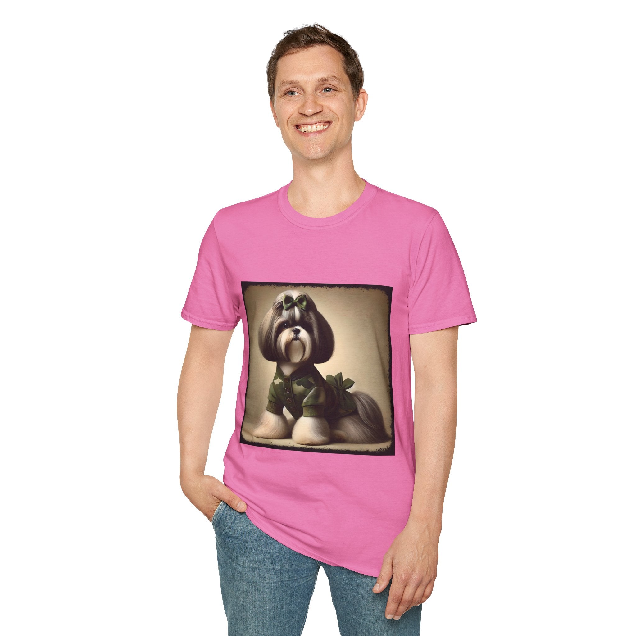 Shih Tzu Camo Cutie II | Unisex Dog T-Shirt