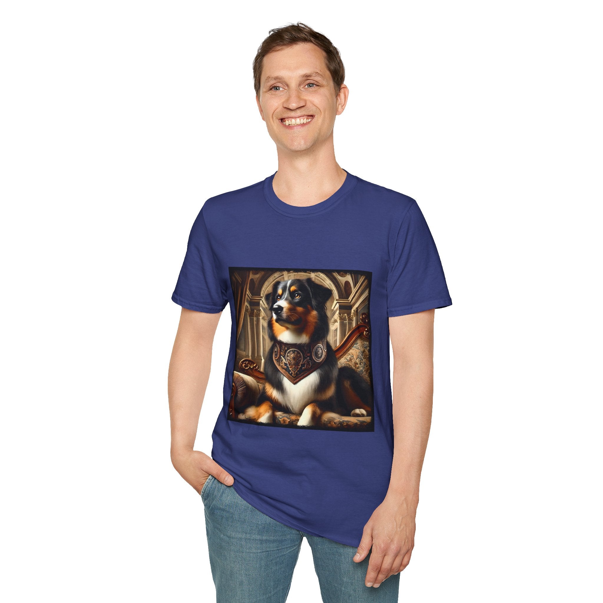 Australian Shepherd Posh Prince | Unisex Dog T-Shirt