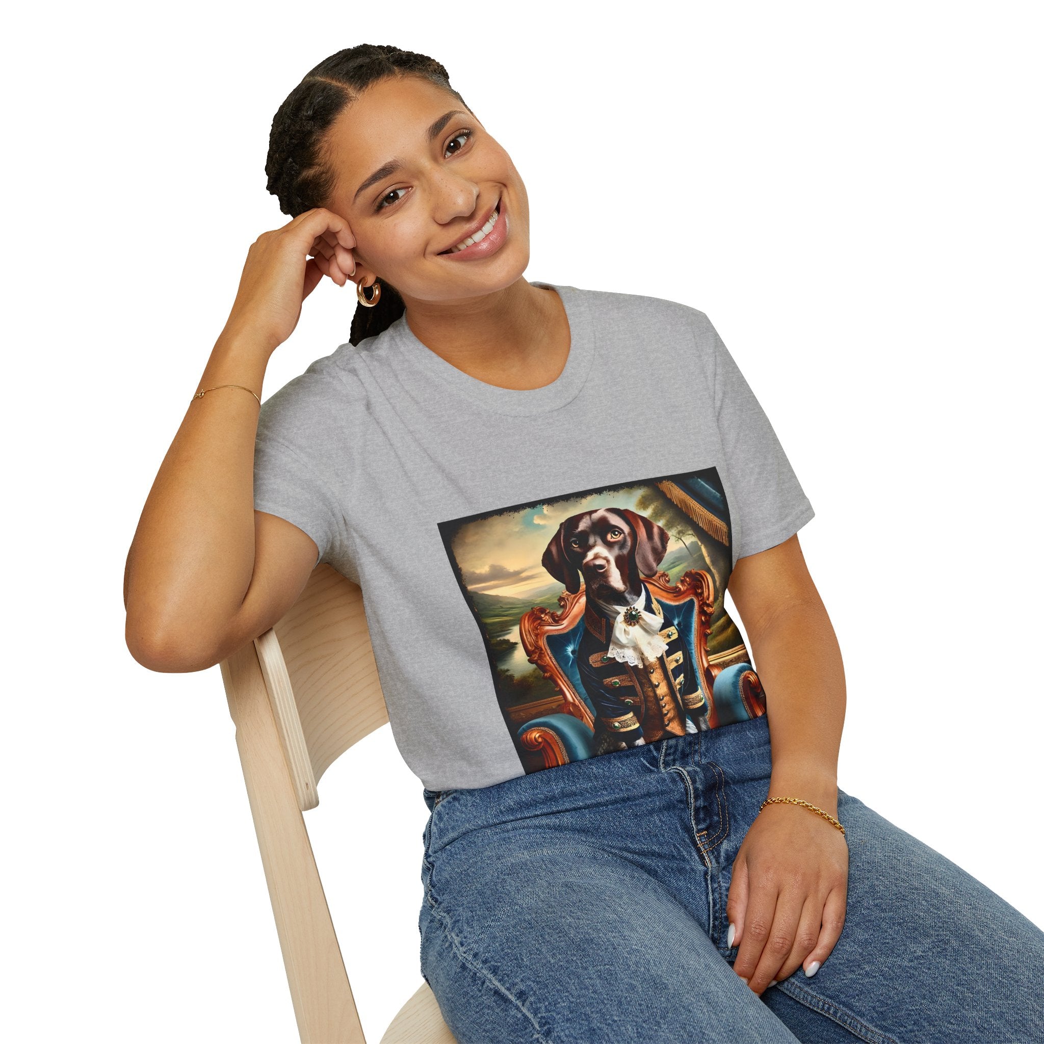 German Shorthaired Pointer Sir Handsome | Unisex Dog T-Shirt