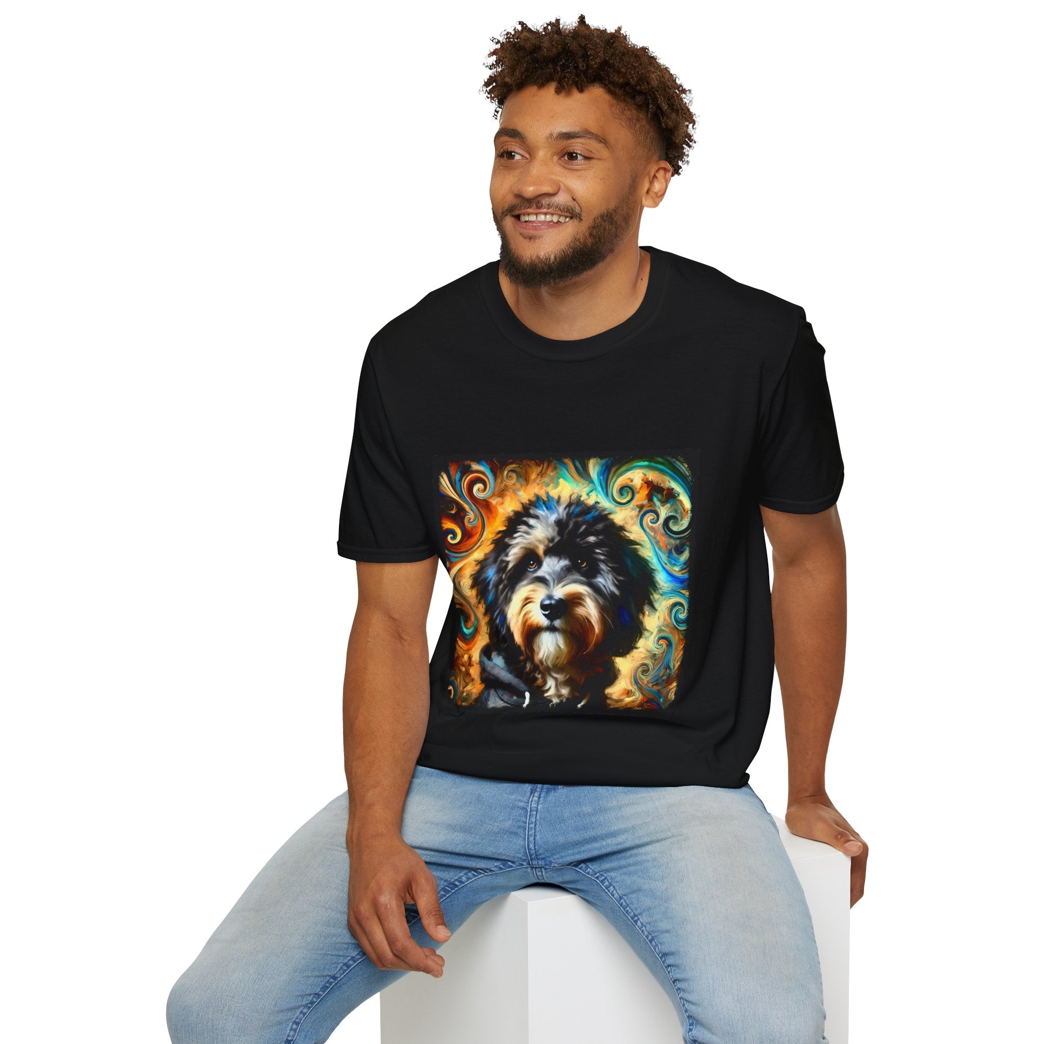 Aussiedoodle Hoodie Swirl | Unisex Dog T-Shirt