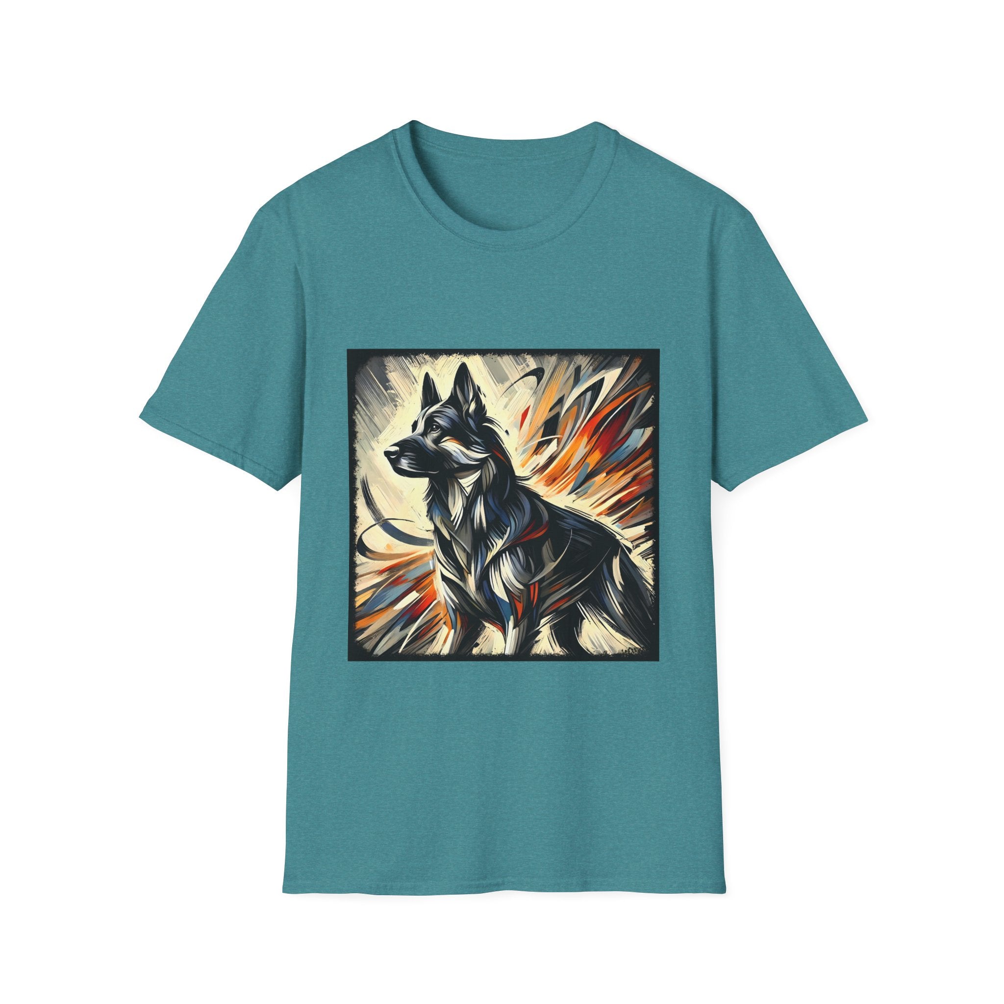 German Shepherd Fire Classic | Unisex Dog T-Shirt