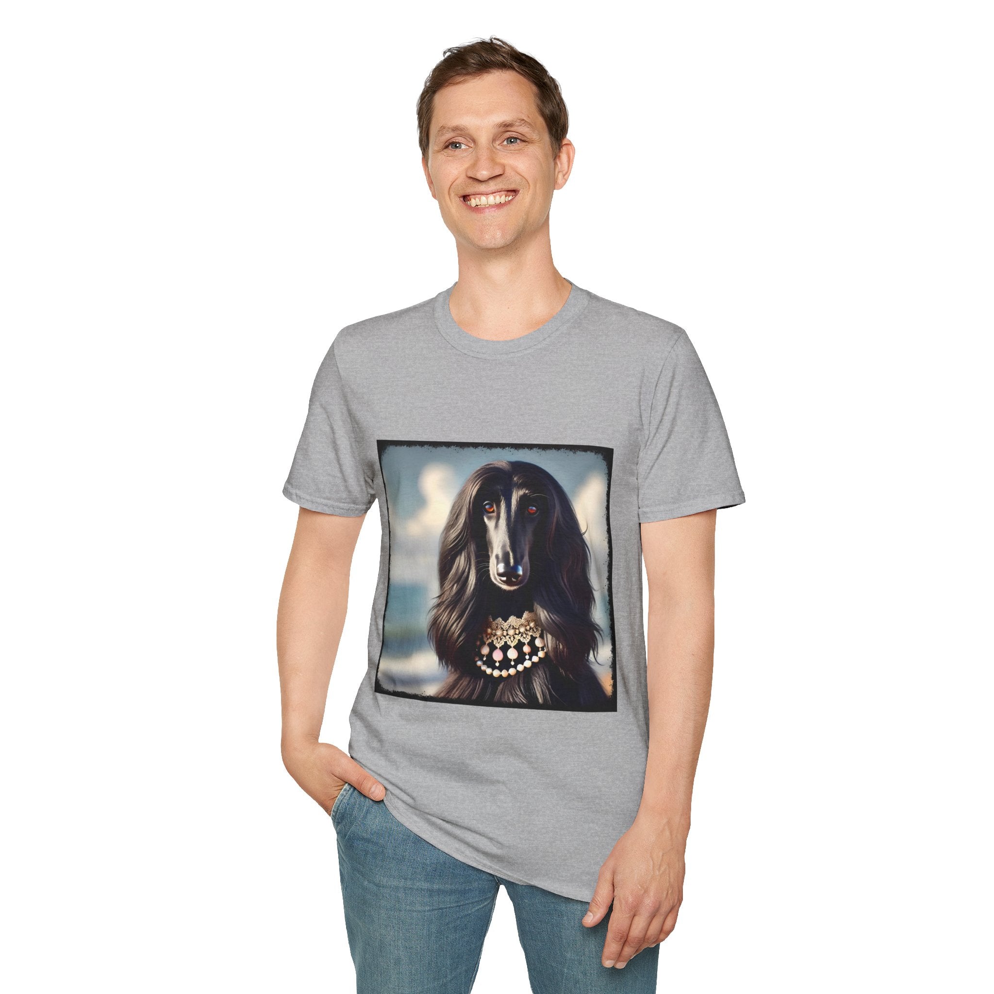 Afghan Hound Beach Bombshell | Unisex Dog T-Shirt