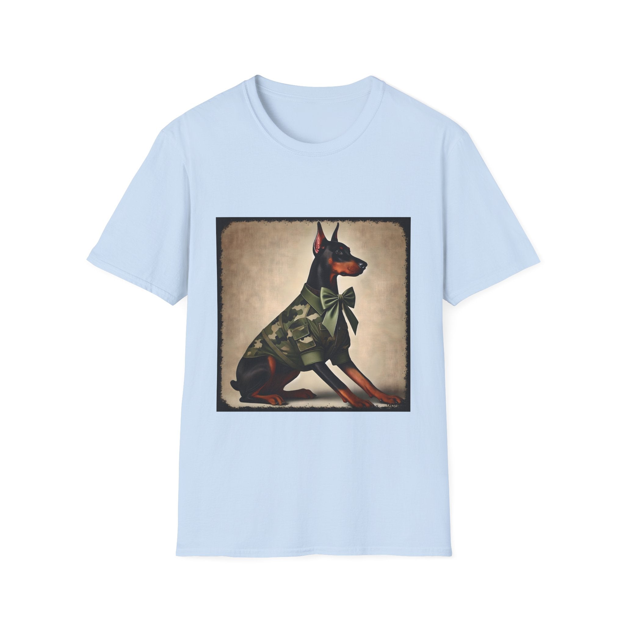 Doberman Pinscher Camo Cutie | Unisex Dog T-Shirt