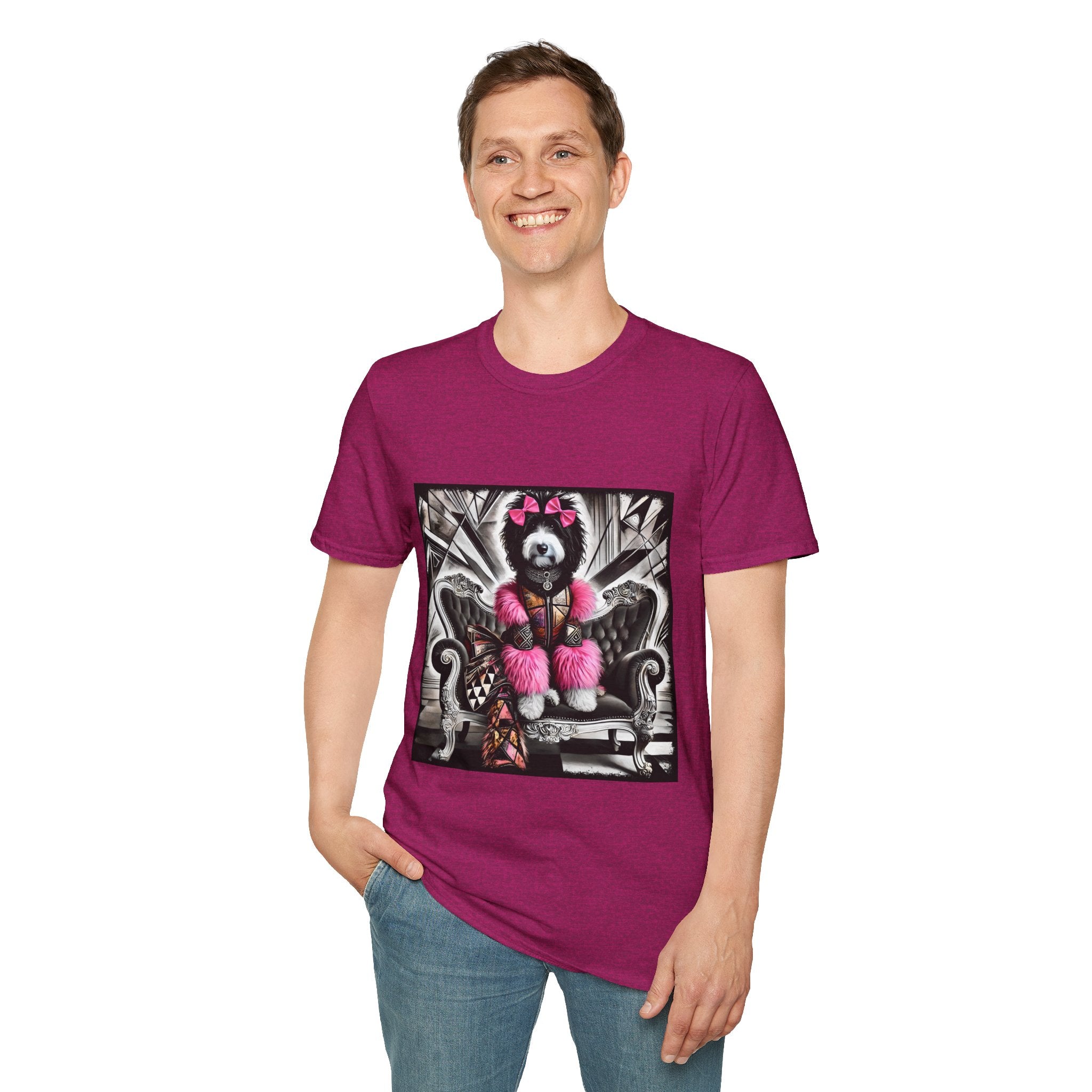 Bernedoodle Bold Rock | Unisex Dog T-Shirt