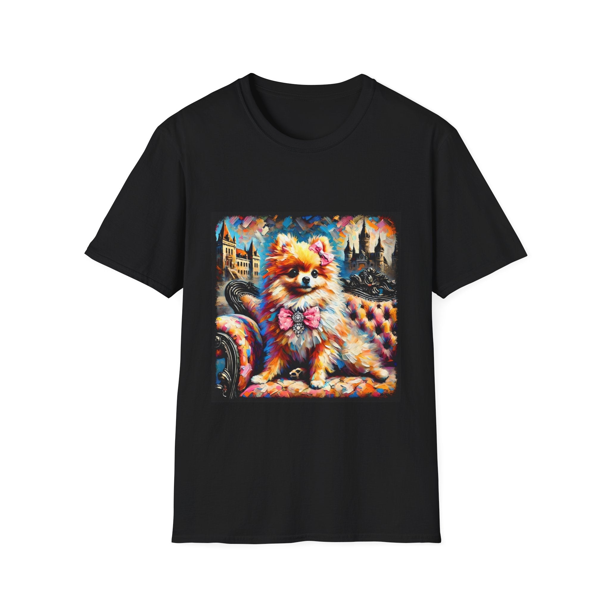 Pomeranian Diamond Princess Classic  | Unisex Dog T-Shirt