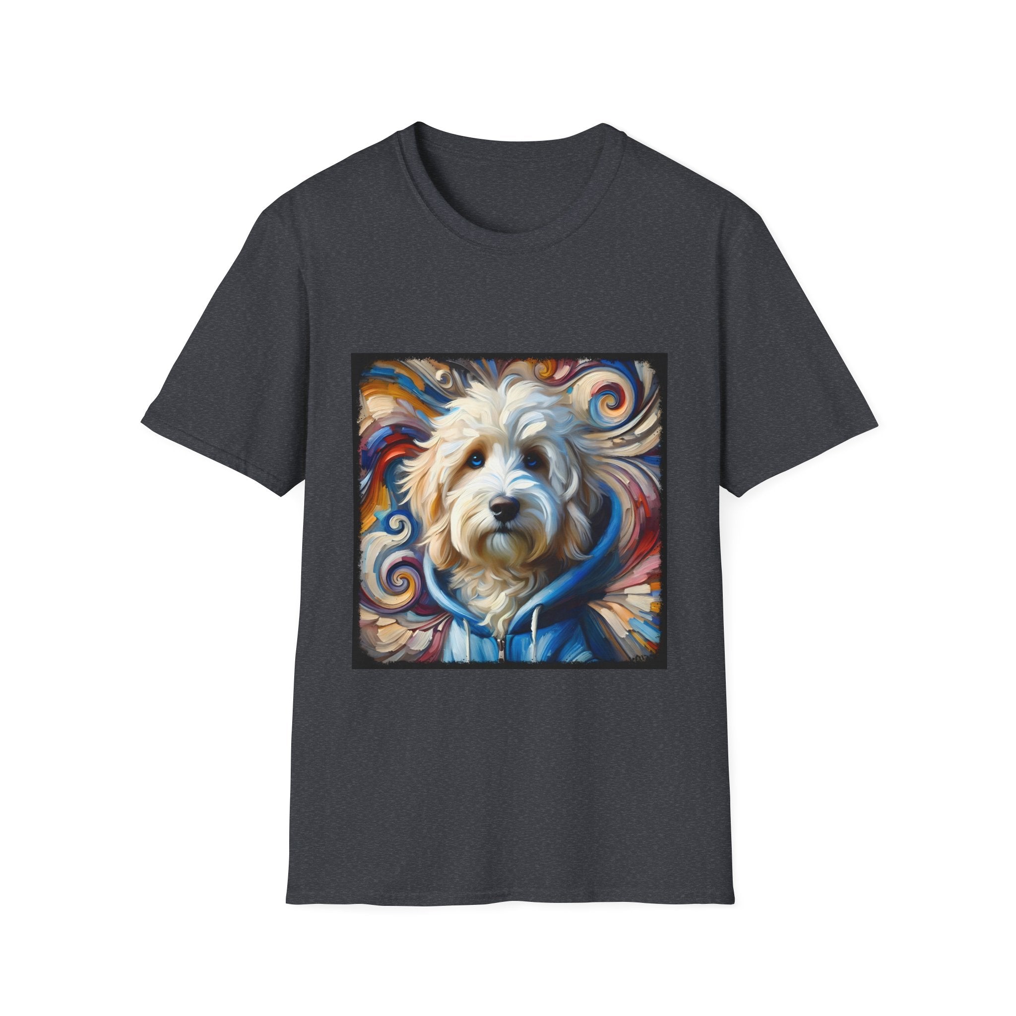 Sheepadoodle Blue Hoodie Swirl | Unisex Dog T-Shirt