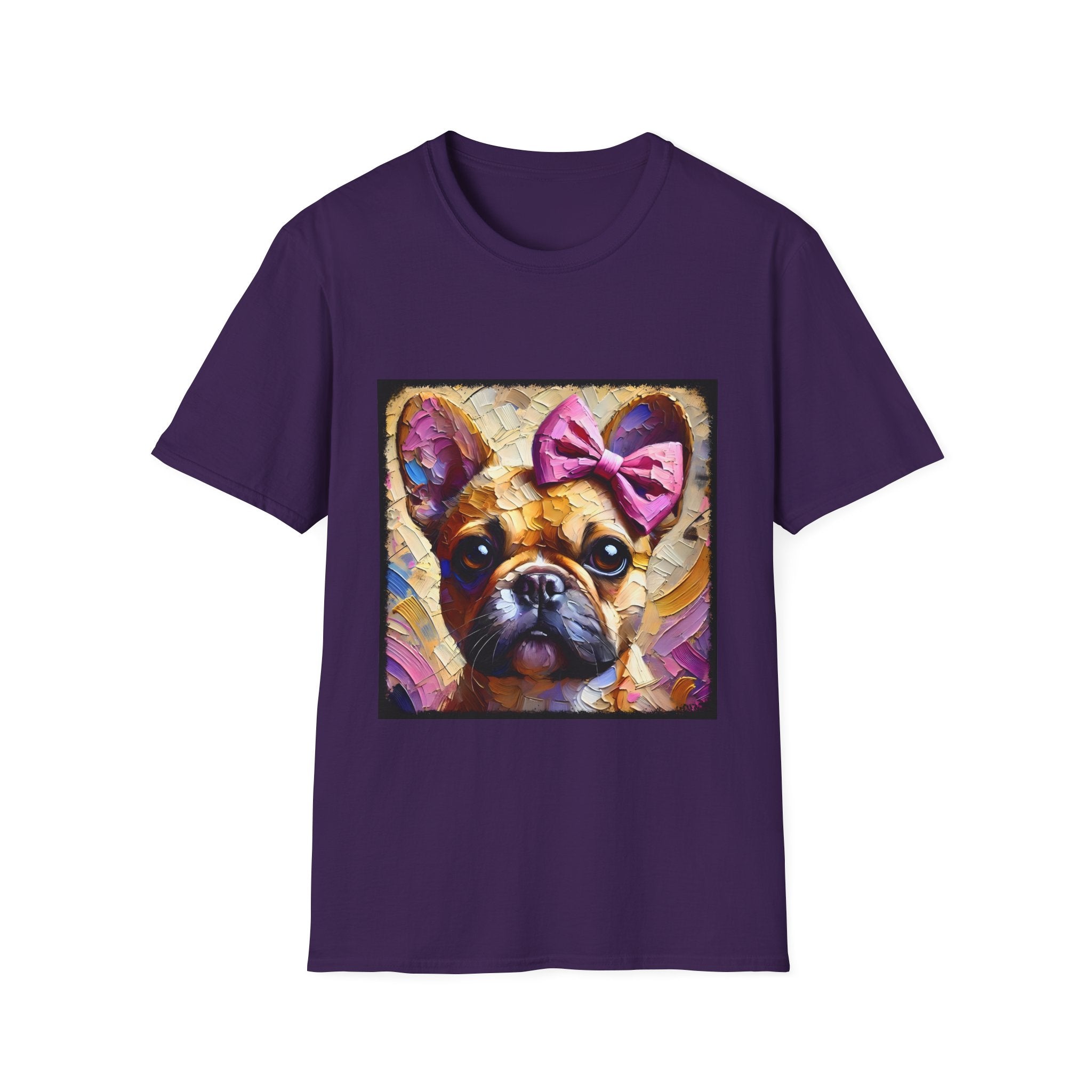 French Bulldog Textured Classic | Unisex Dog T-Shirt